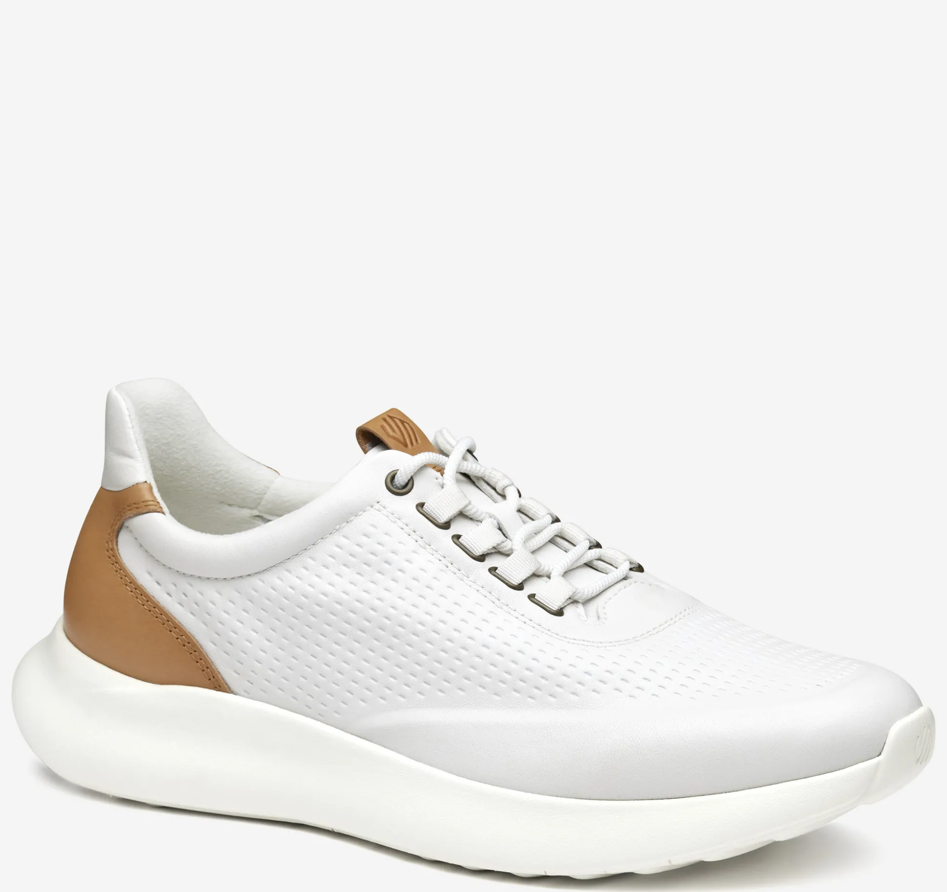 Lace-ups^Johnston & Murphy Amherst 2.0 Embossed U-Throat WhiteFullGrain