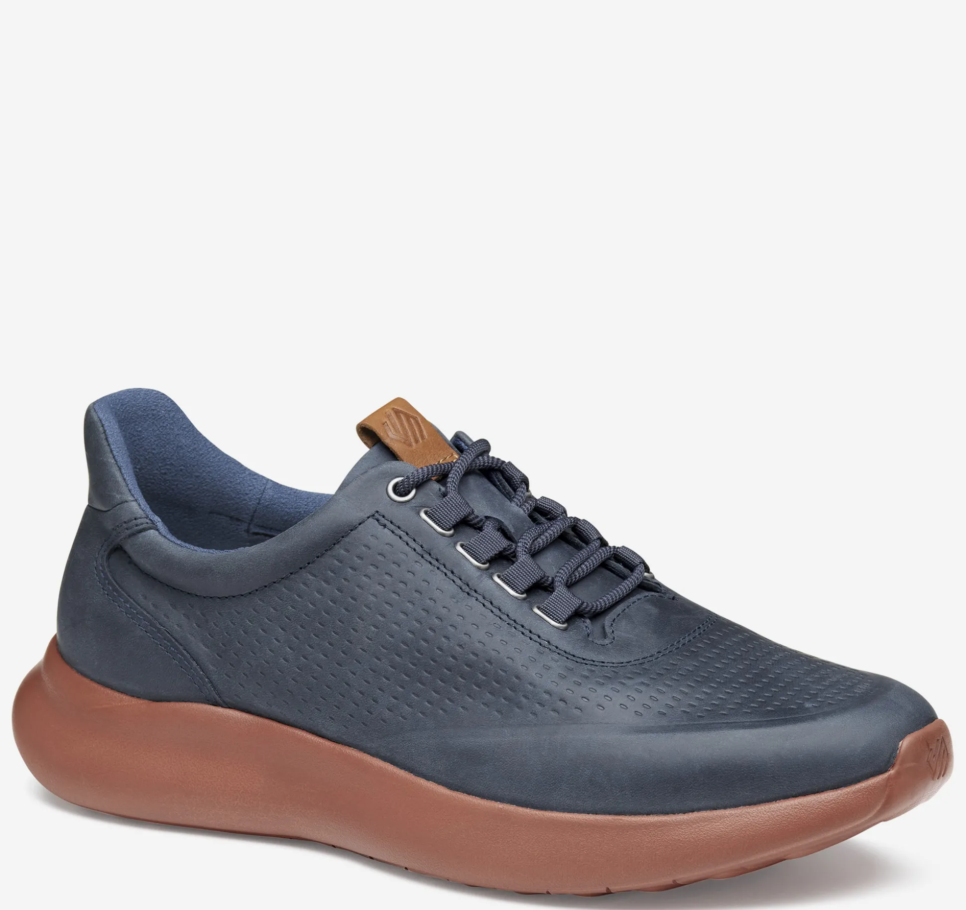 Lace-ups^Johnston & Murphy Amherst 2.0 Embossed U-Throat NavyOiledFullGrain