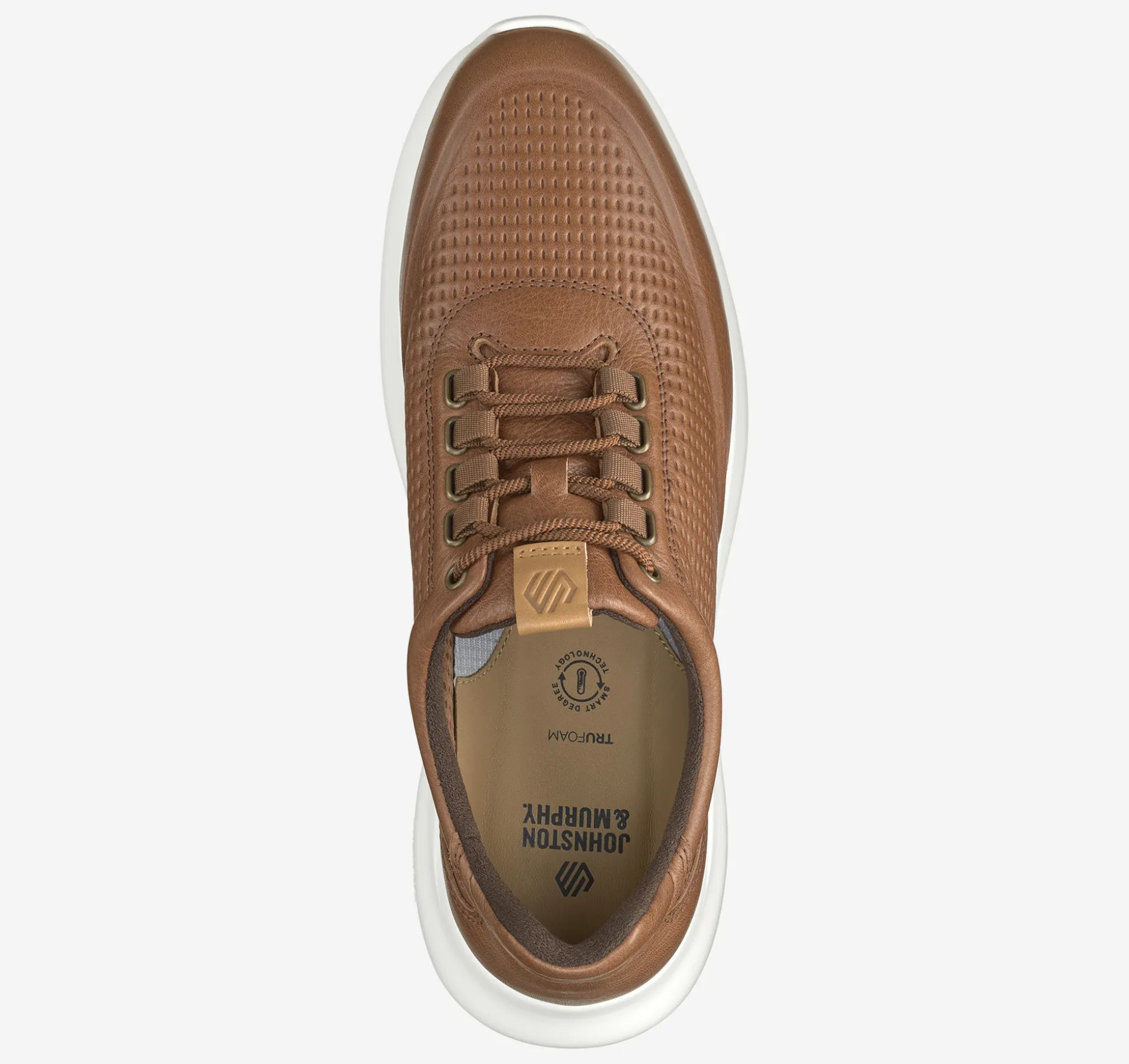 Lace-ups^Johnston & Murphy Amherst 2.0 Embossed U-Throat TanFullGrain