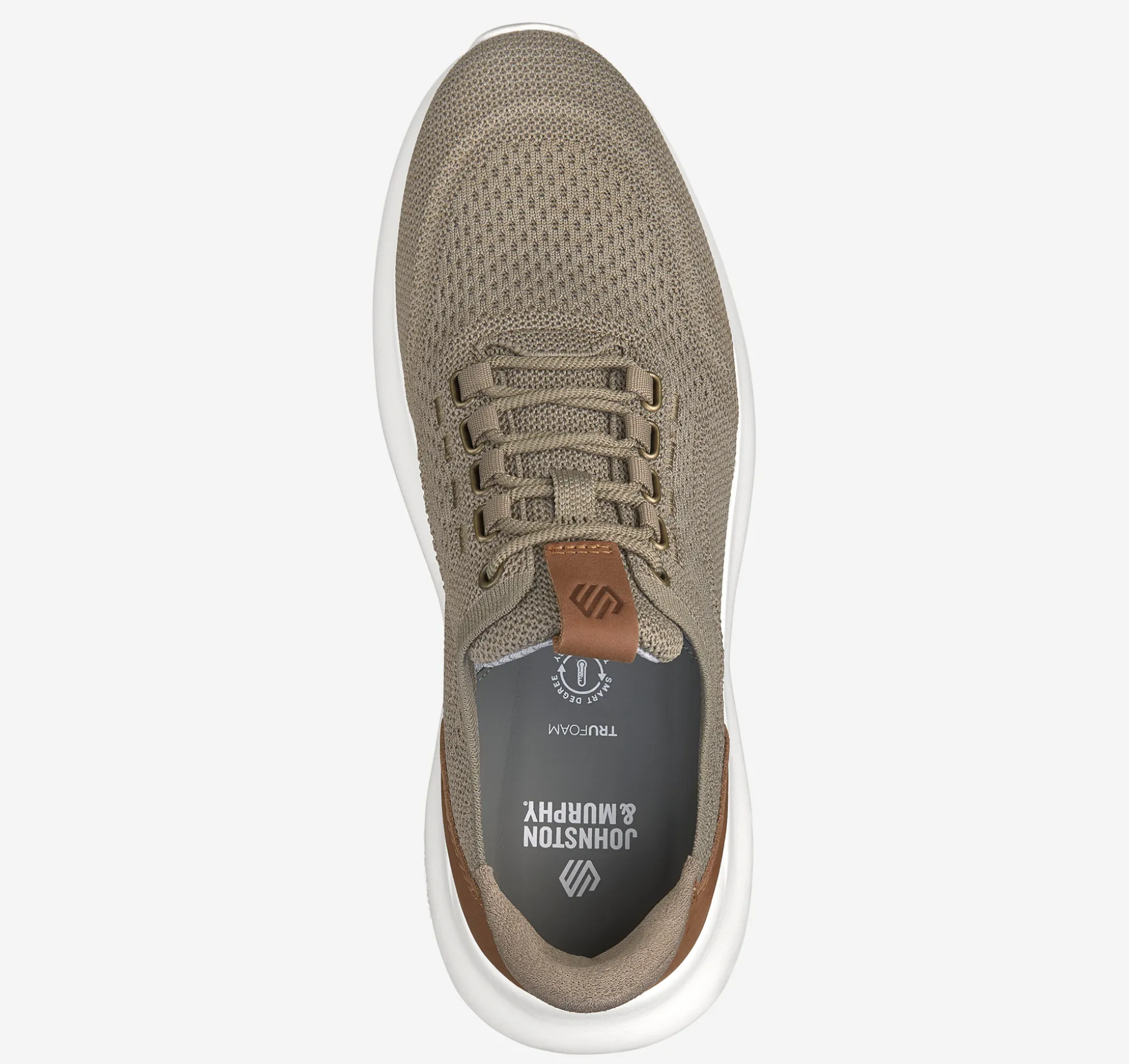 Lace-ups^Johnston & Murphy Amherst 2.0 Knit Plain Toe TaupeHeatheredKnit