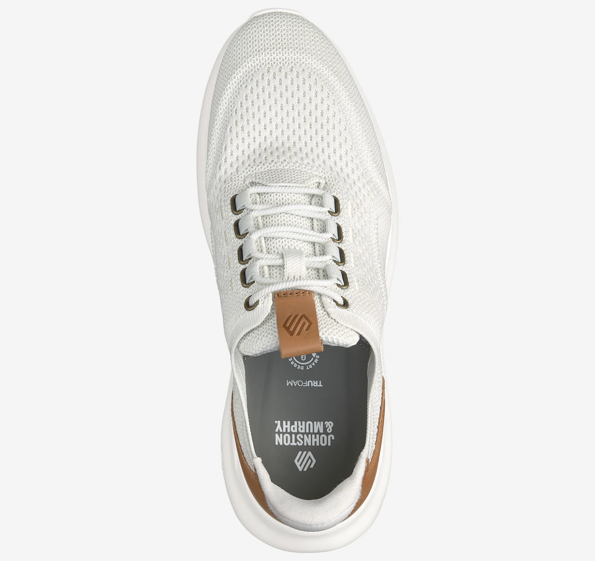 Lace-ups^Johnston & Murphy Amherst 2.0 Knit Plain Toe WhiteKnit
