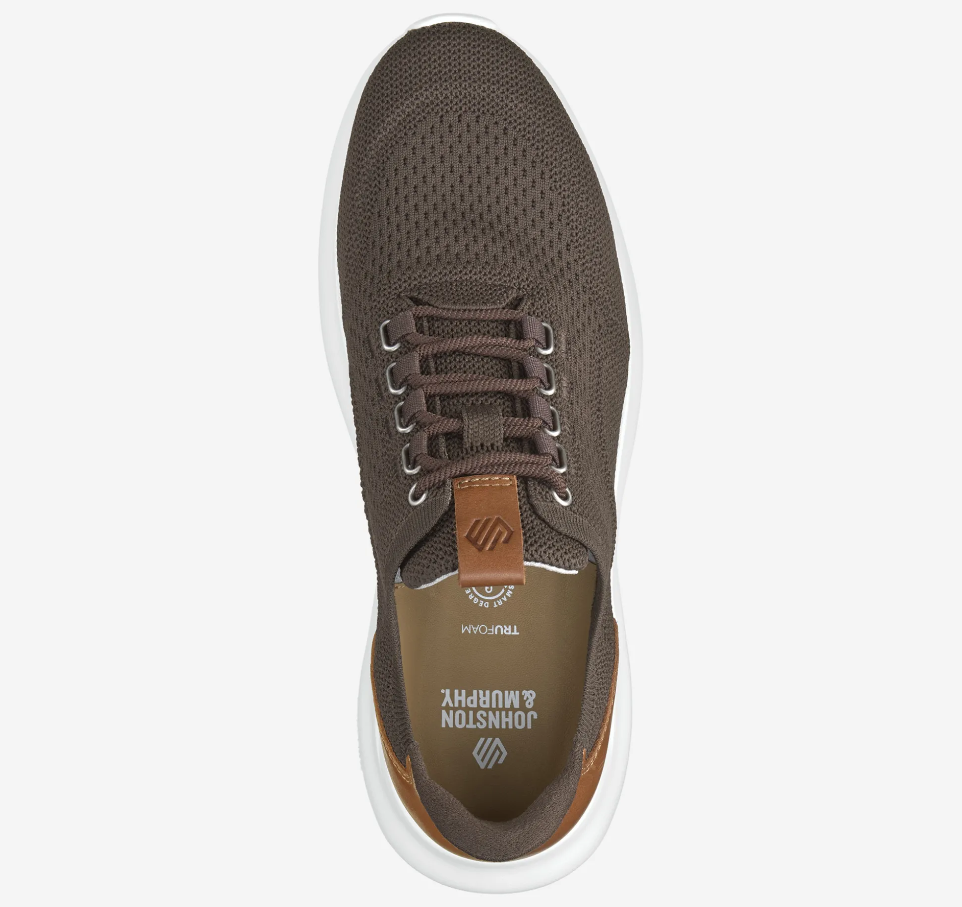 New Arrivals | Lace-ups^Johnston & Murphy Amherst 2.0 Knit Plain Toe DarkBrownKnit