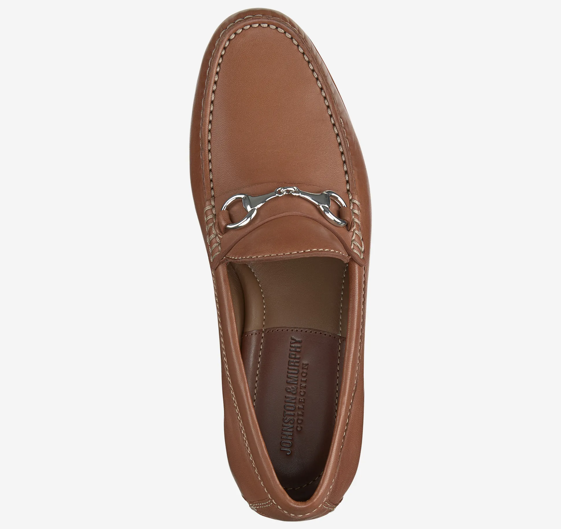 Slip-ons & Loafers^Johnston & Murphy Baldwin Bit Loafer CognacSheepskin