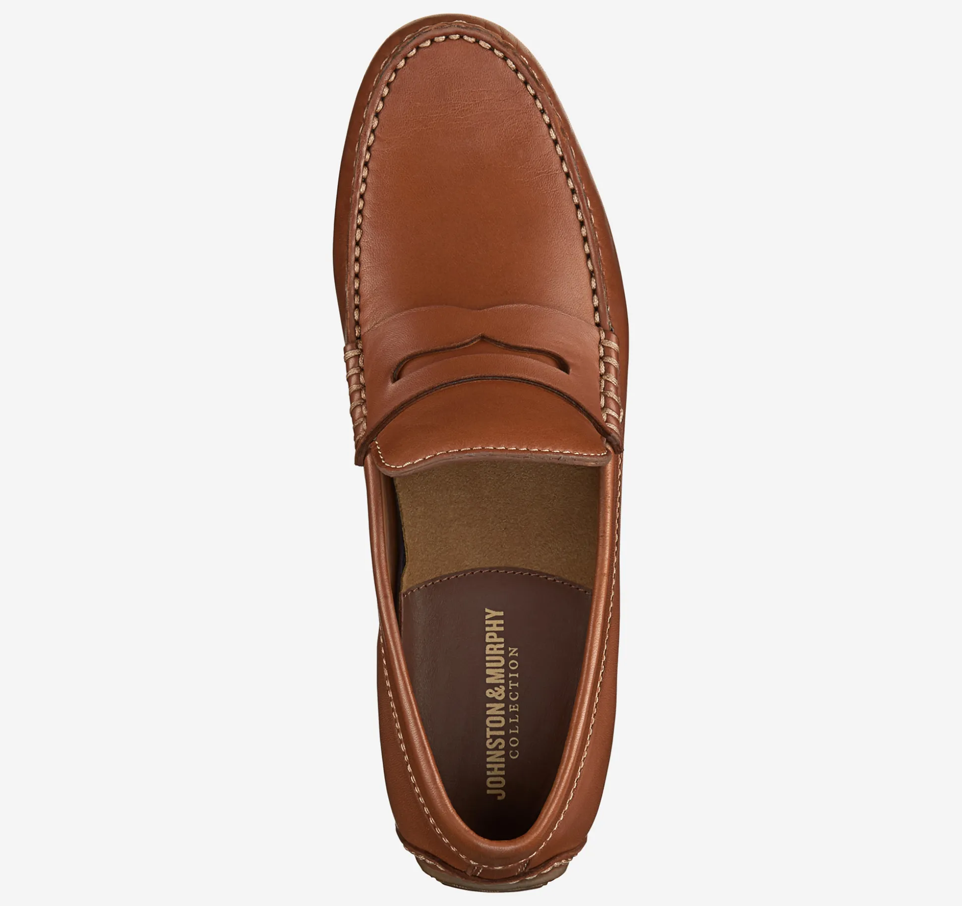 Slip-ons & Loafers^Johnston & Murphy Baldwin Driver Penny Loafer CognacSheepskin