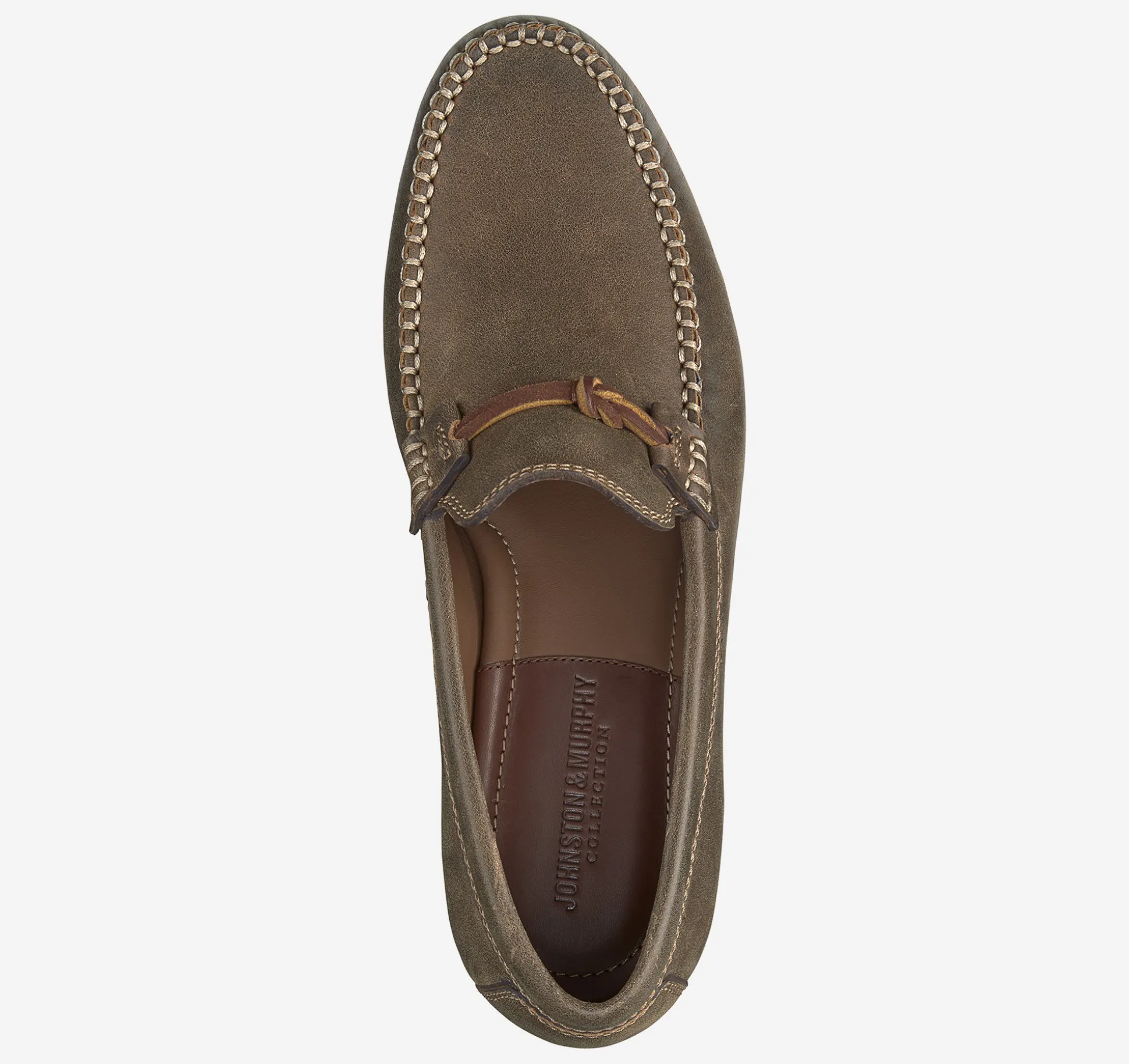 Slip-ons & Loafers^Johnston & Murphy Baldwin Leather Bit Loafer BrownAmericanFullGrain