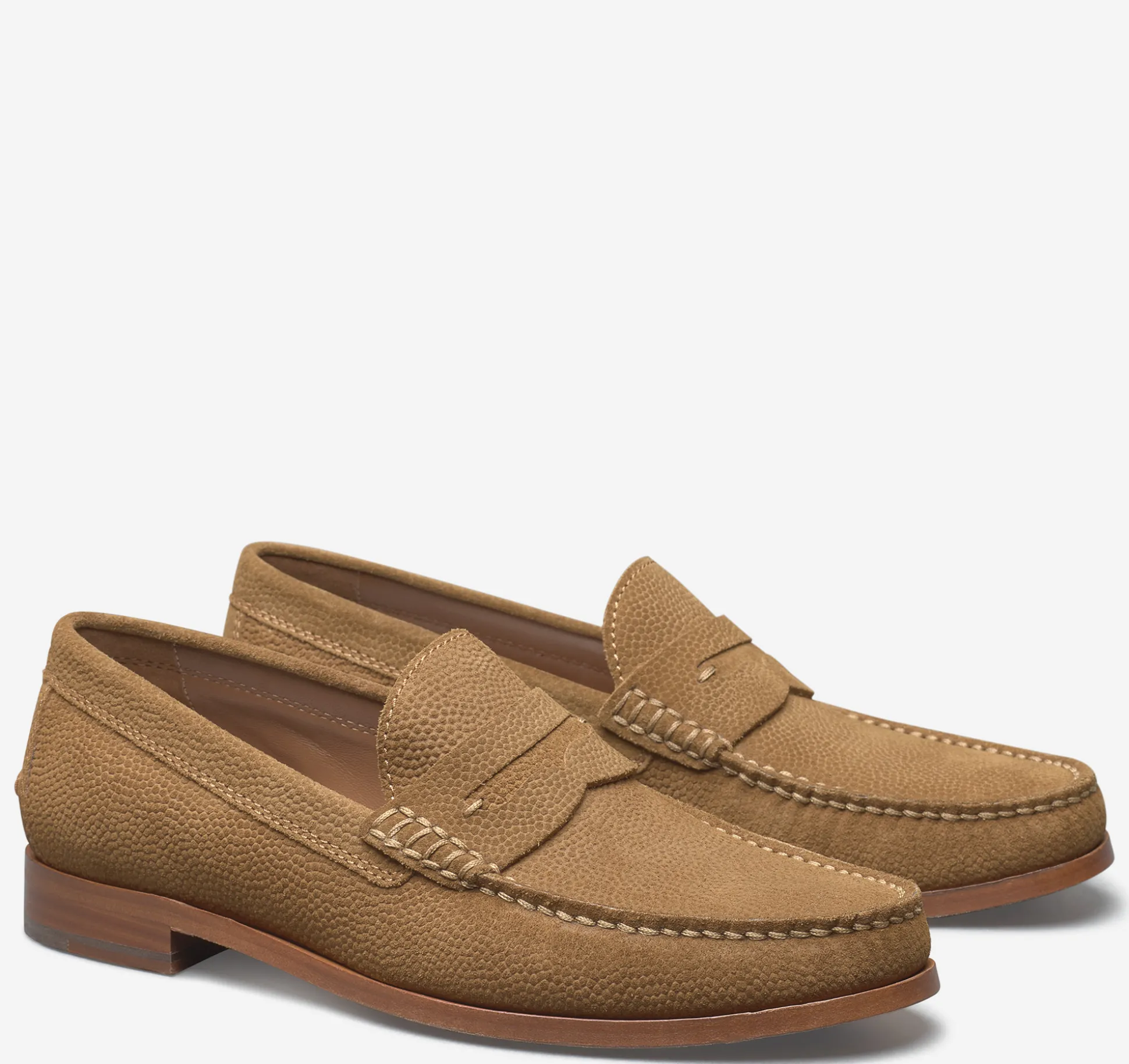 Slip-ons & Loafers^Johnston & Murphy Baldwin Penny Loafer SnuffEnglishSuede