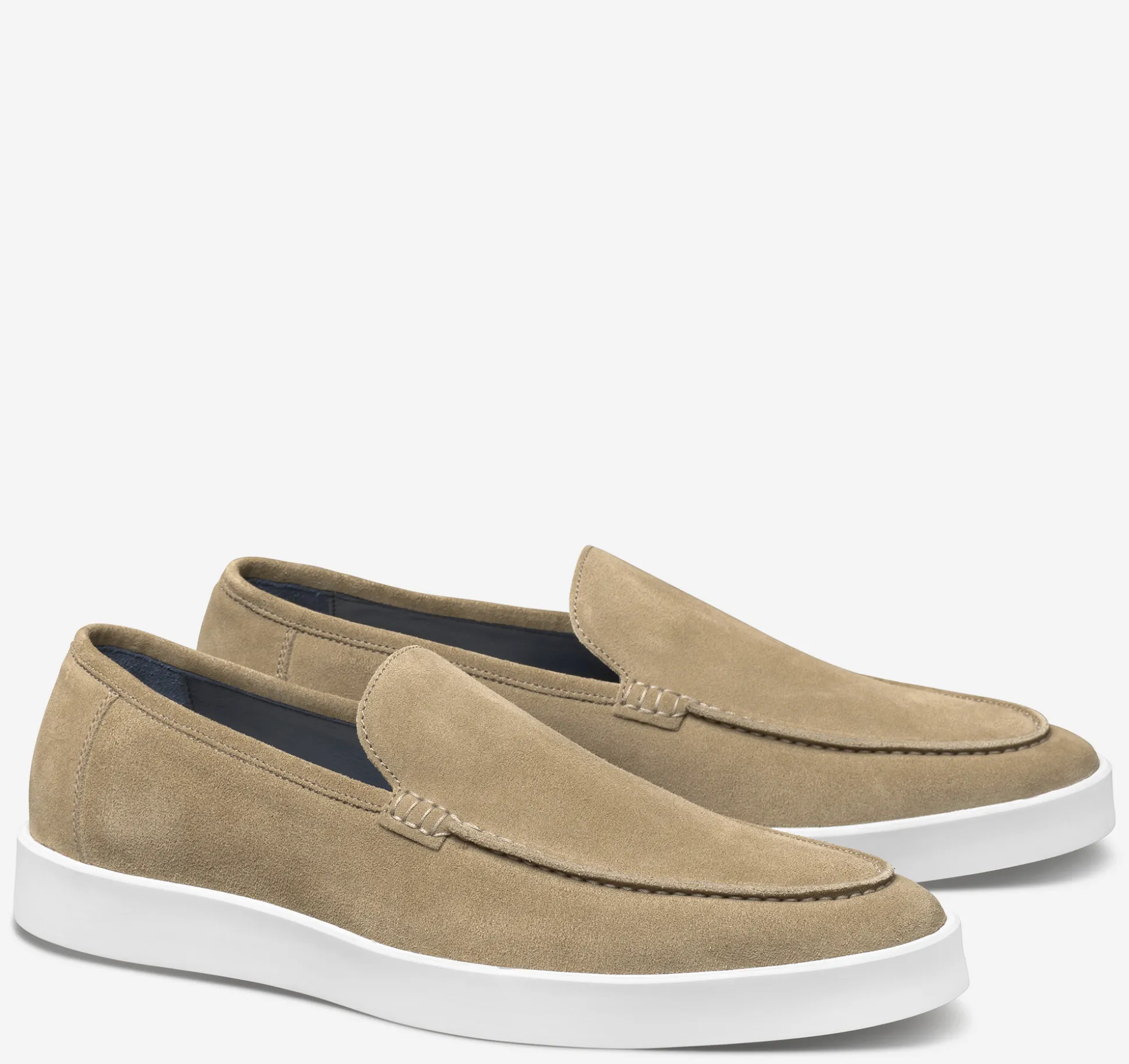 Slip-ons & Loafers^Johnston & Murphy Bolivar Venetian Loafer TaupeItalianSuede