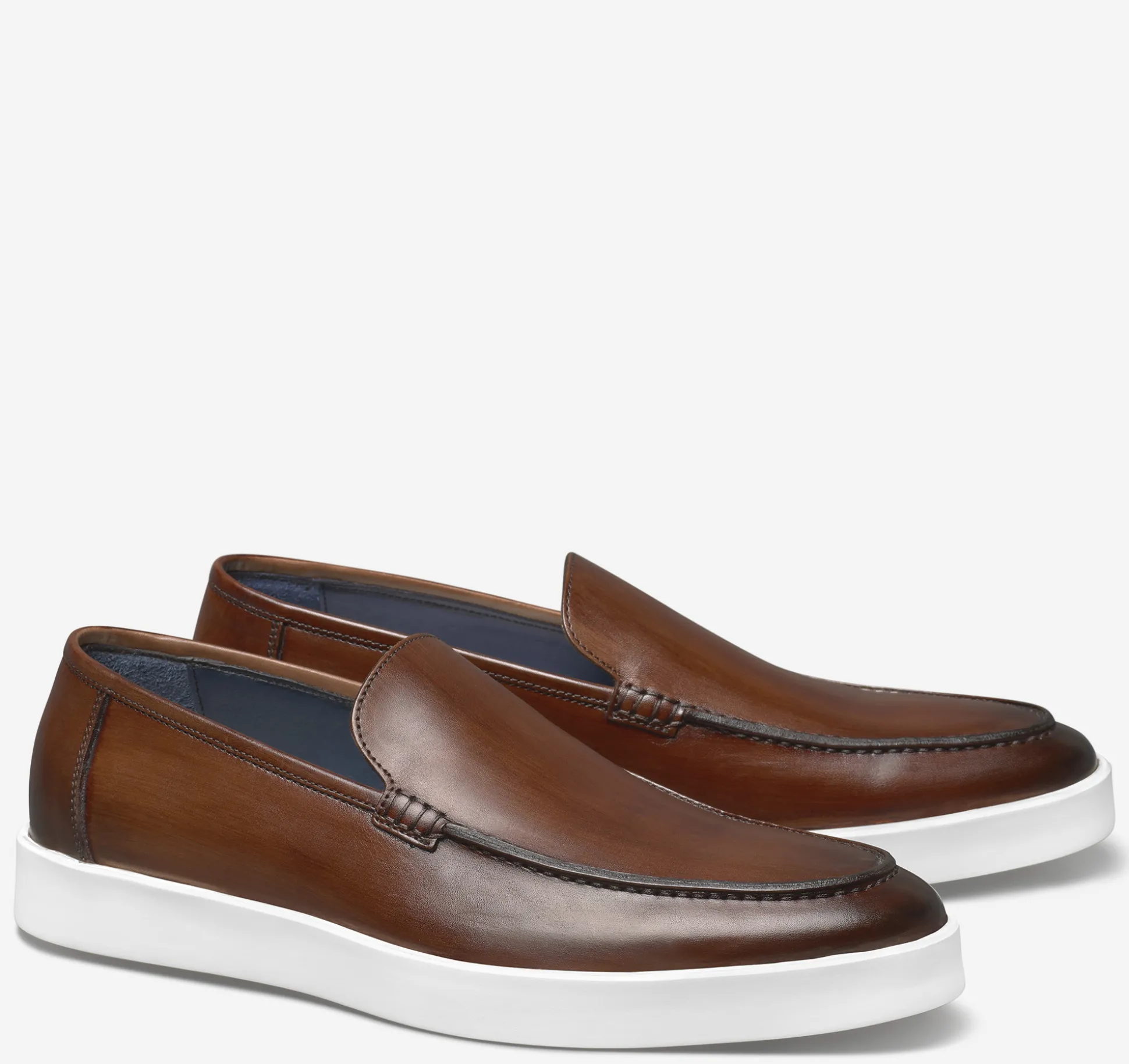 Slip-ons & Loafers^Johnston & Murphy Bolivar Venetian Loafer BrownItalianCalfskin