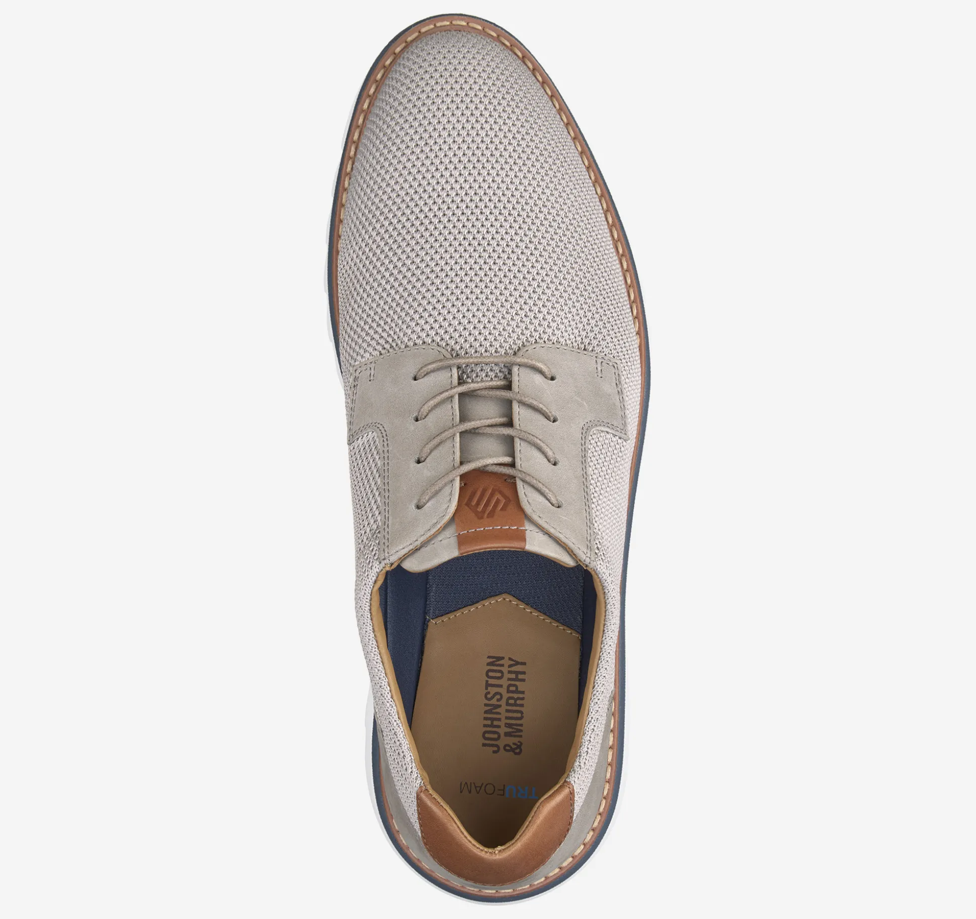 Sneakers | Lace-ups^Johnston & Murphy Braydon Knit Plain Toe GrayKnit
