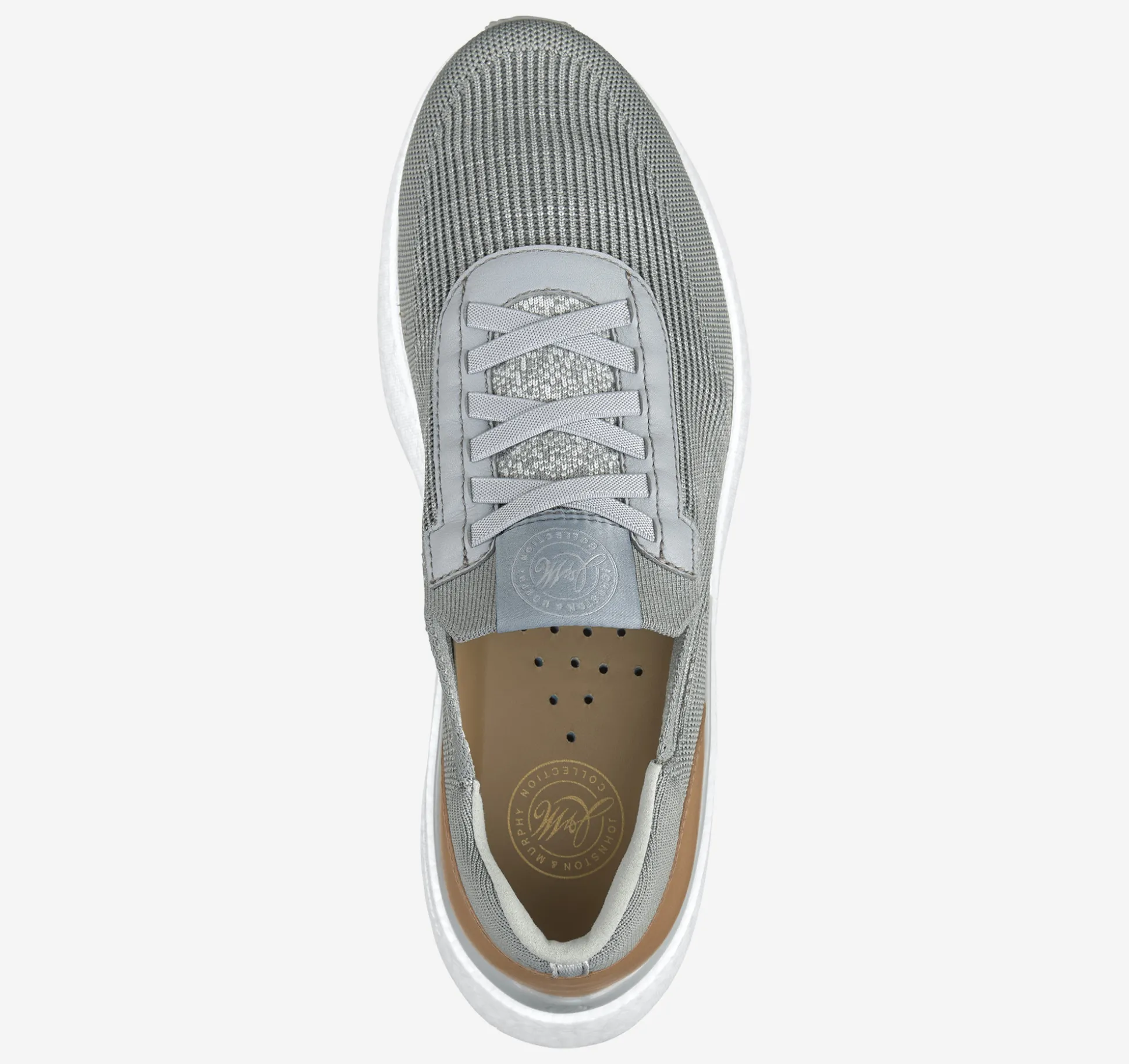 Slip-ons & Loafers | Lace-ups^Johnston & Murphy Briley Knit Jogger GrayKnit