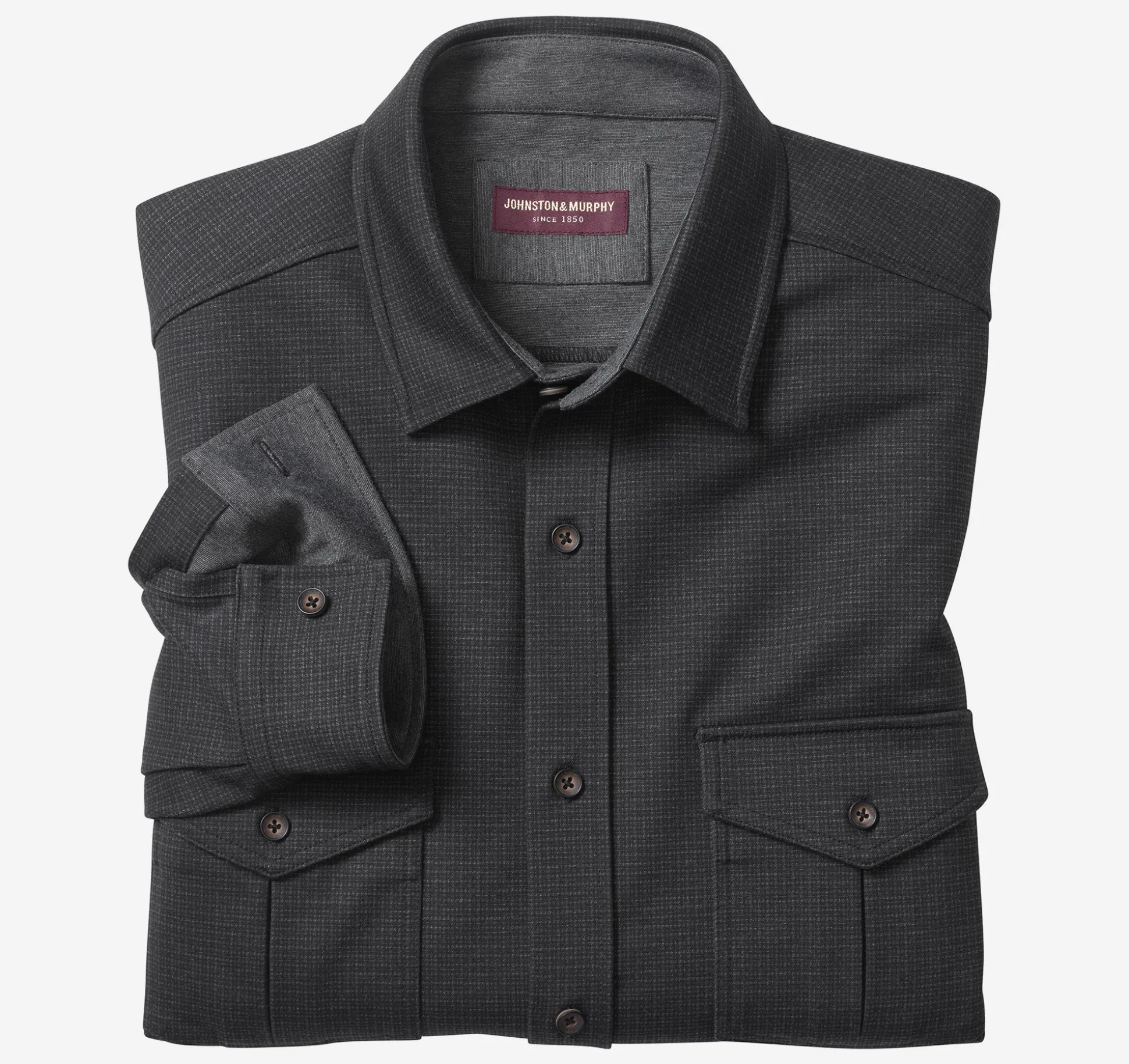 Sweaters & Knits^Johnston & Murphy Button-Front Knits BlackSmallBox