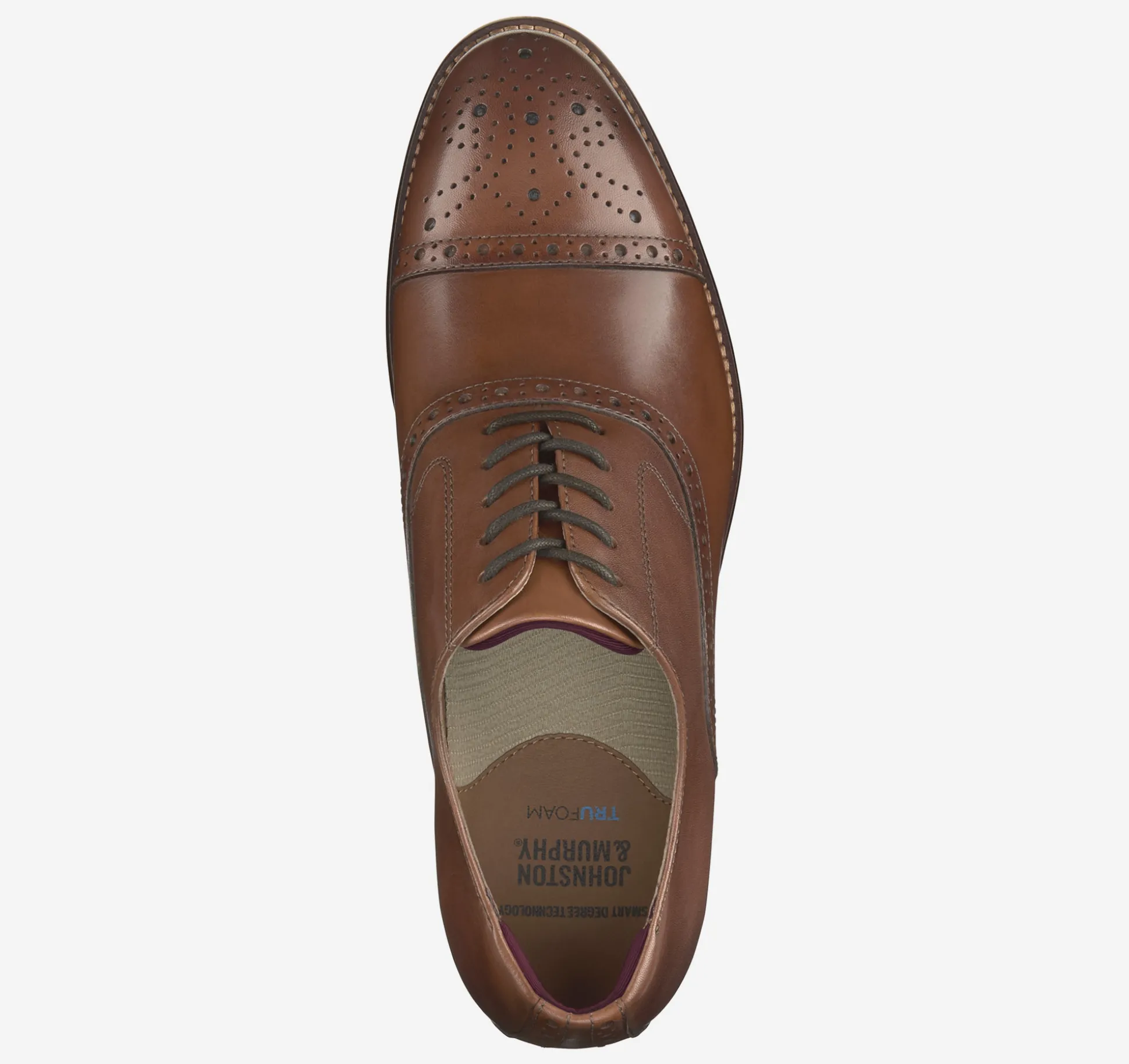 Dress Shoes | Lace-ups^Johnston & Murphy Conard 2.0 Cap Toe TanFullGrain