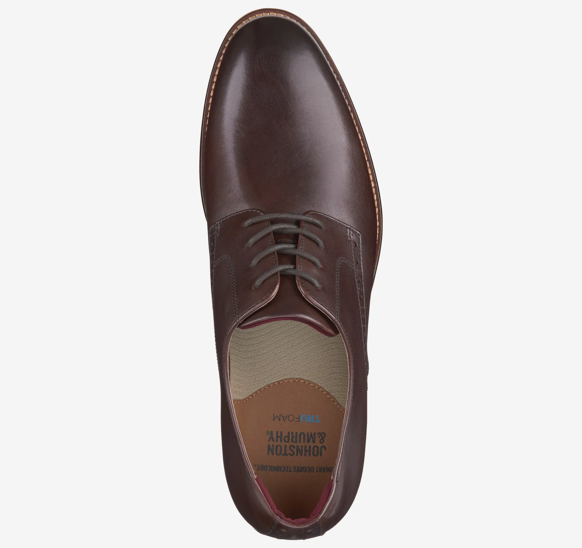Dress Shoes | Lace-ups^Johnston & Murphy Conard 2.0 Plain Toe MahoganyFullGrain