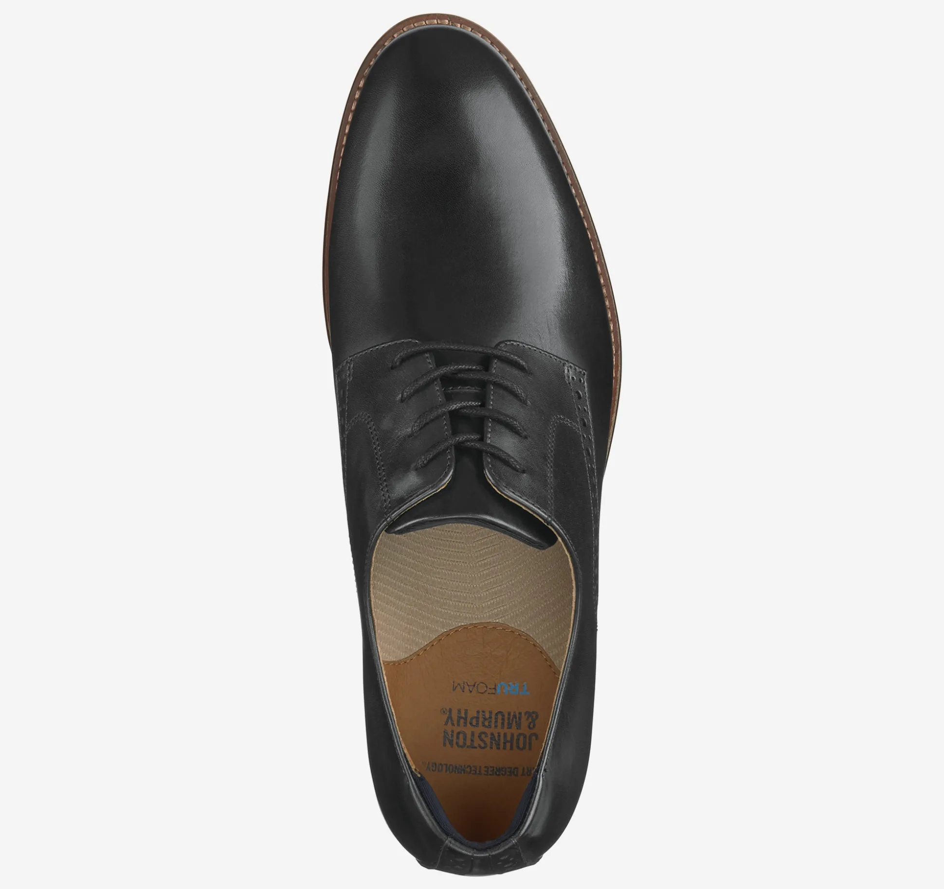 Dress Shoes | Lace-ups^Johnston & Murphy Conard 2.0 Plain Toe BlackFullGrain