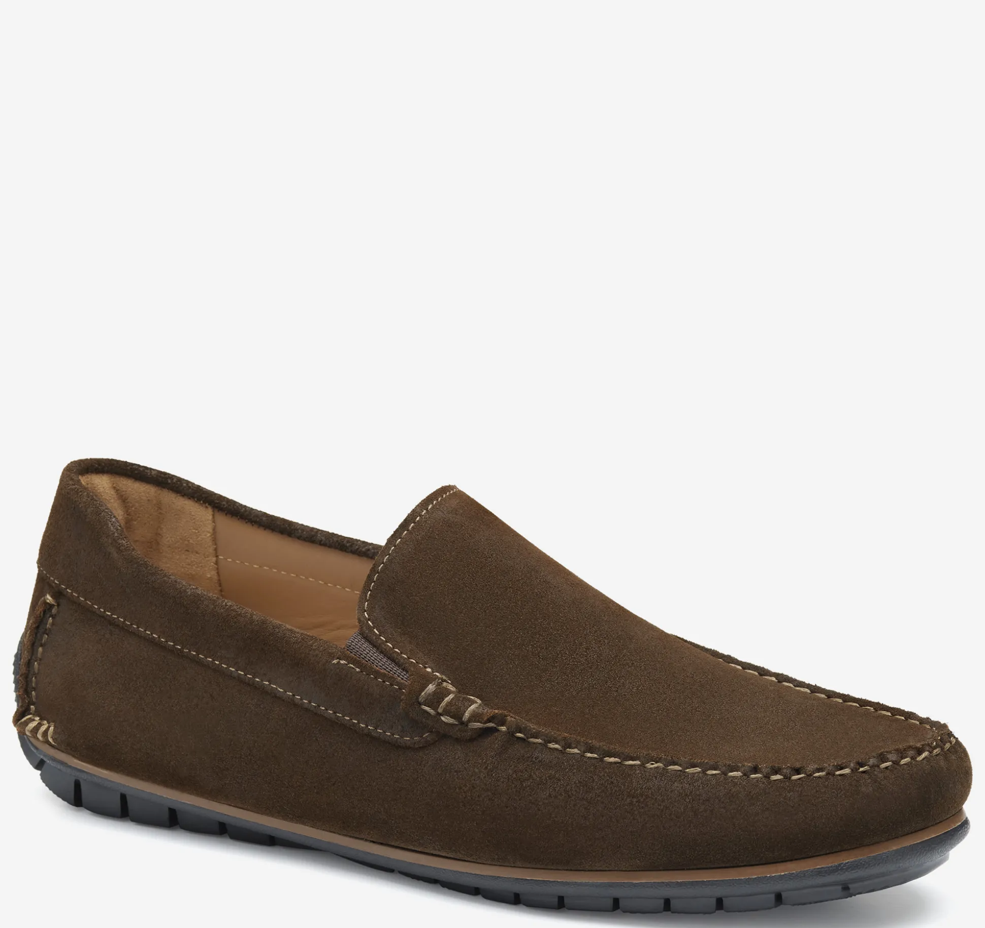 Slip-ons & Loafers^Johnston & Murphy Cort 2.0 Venetian Loafer DarkBrownWaxedEnglishSuede