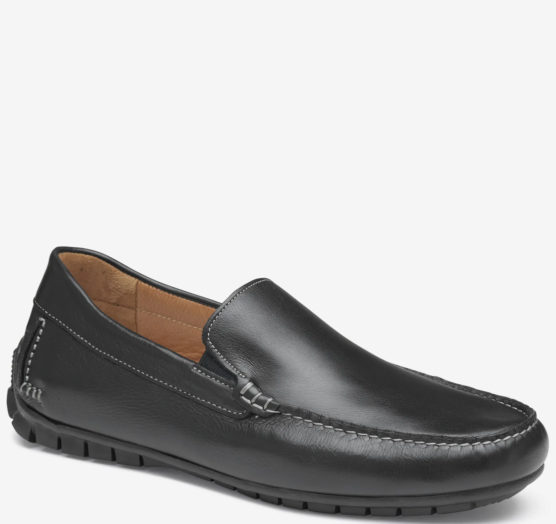 Slip-ons & Loafers^Johnston & Murphy Cort Moc Venetian BlackFullGrain
