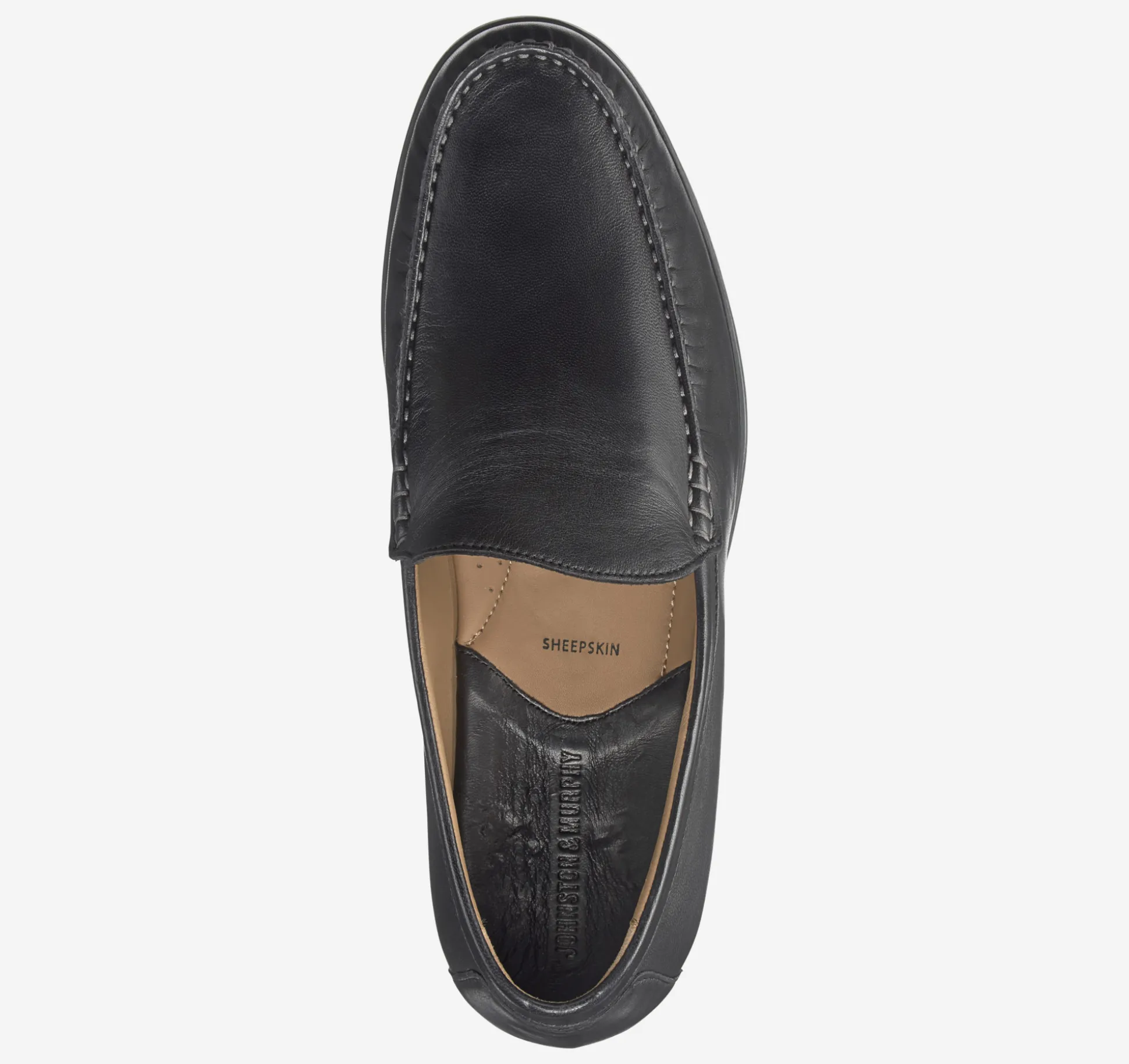 Slip-ons & Loafers^Johnston & Murphy Cresswell Venetian Loafer BlackSheepskin