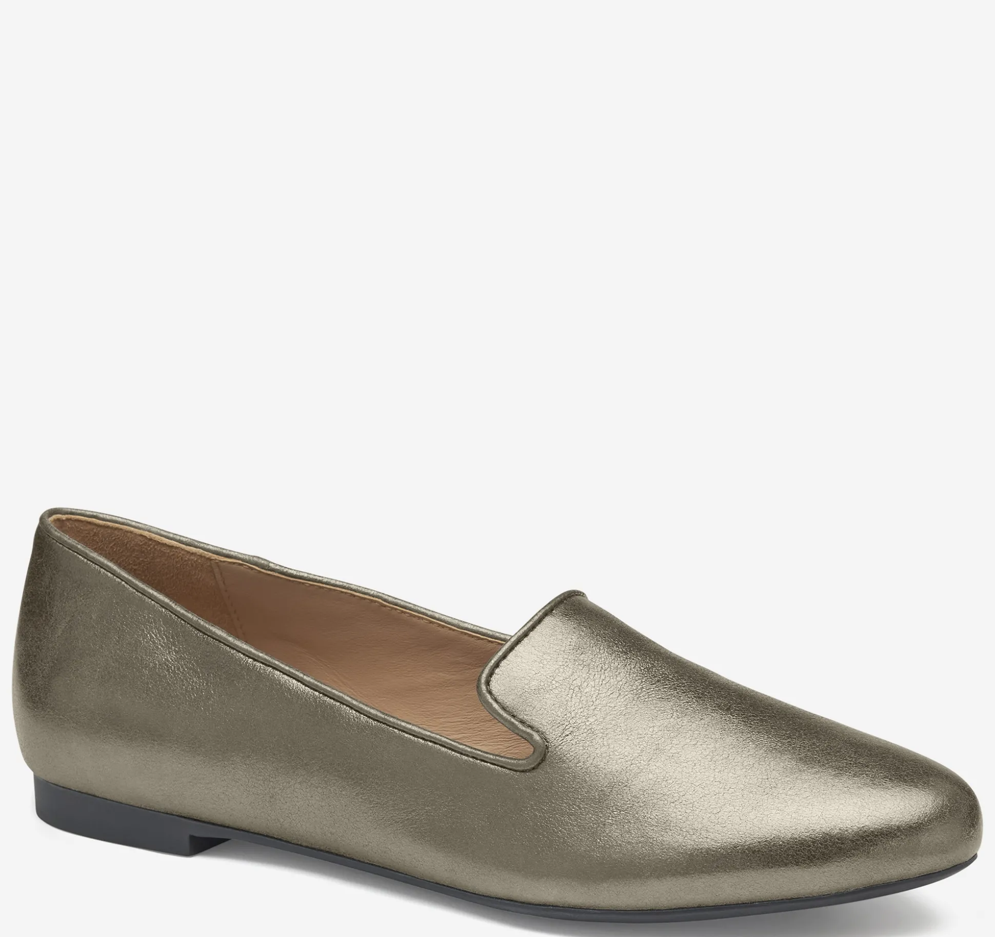 Mules & Loafers^Johnston & Murphy Delanie Loafer PewterMetallicSheepskin