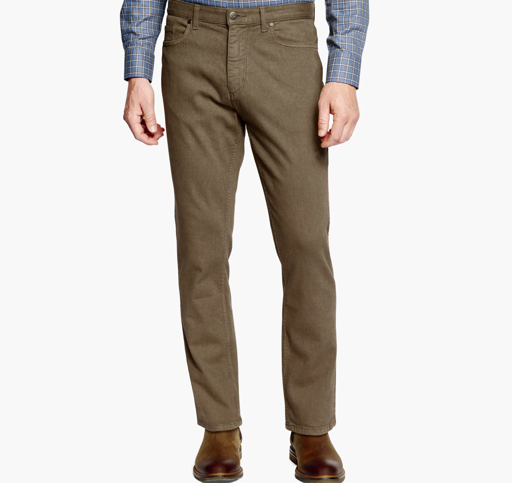 New Arrivals | Pants & Jeans^Johnston & Murphy Denim Jeans LightBrownWash