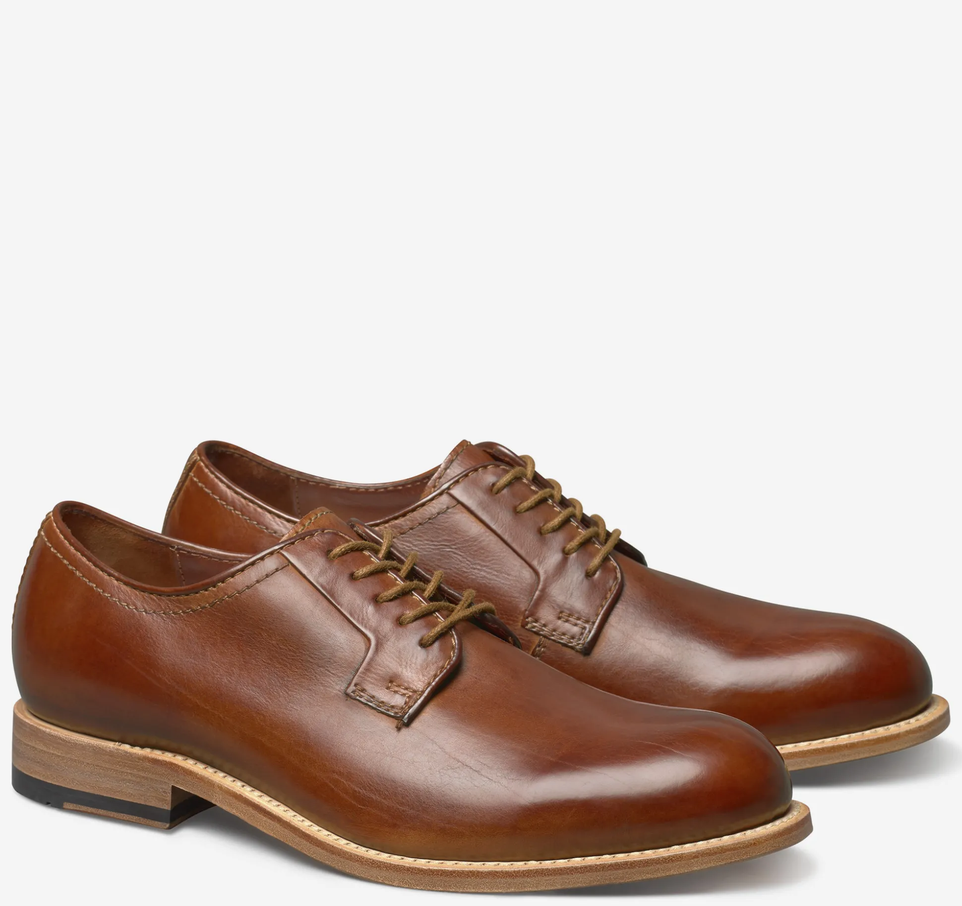 Dress Shoes | Lace-ups^Johnston & Murphy Dudley Plain Toe TanDip-DyedCalfskin