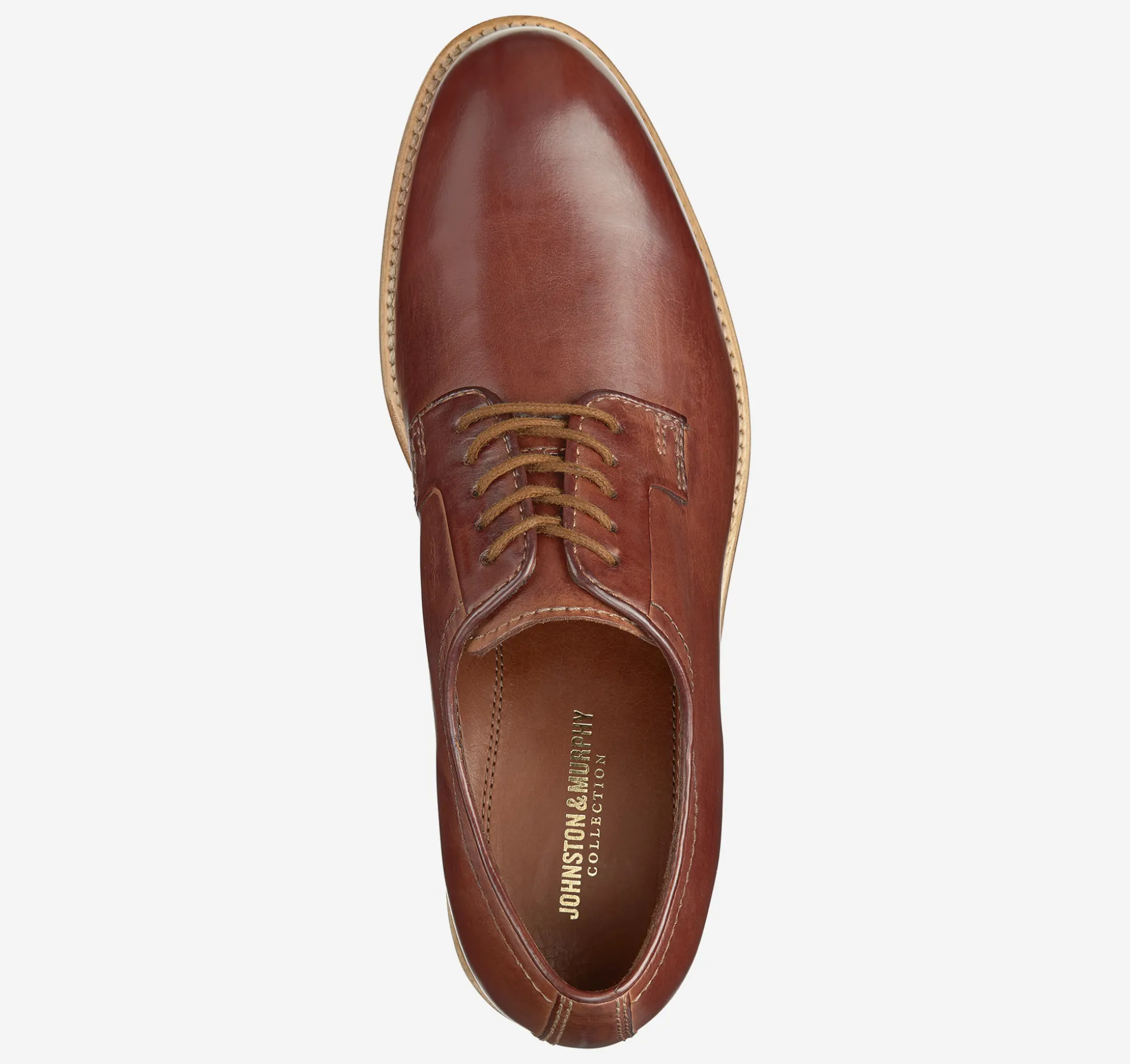 Dress Shoes | Lace-ups^Johnston & Murphy Dudley Plain Toe TanDip-DyedCalfskin