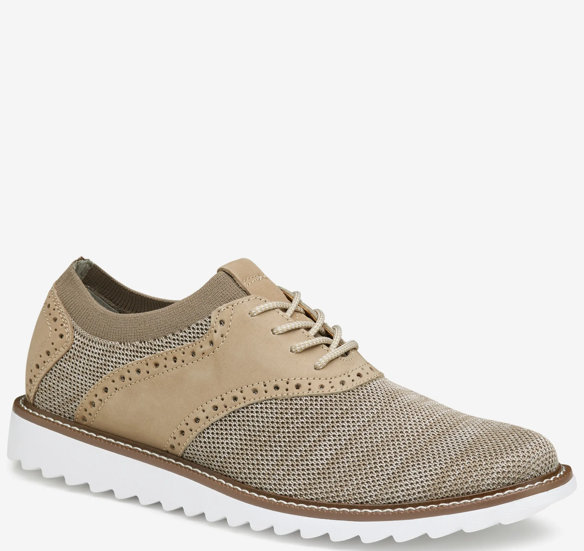Lace-ups^Johnston & Murphy Duncan Saddle TaupeSpaceDye