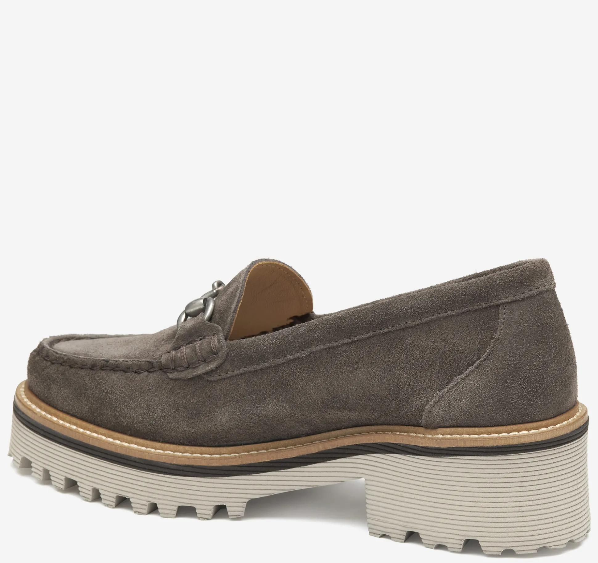 Mules & Loafers^Johnston & Murphy Emmalynn Bit Loafer DarkGreySuede