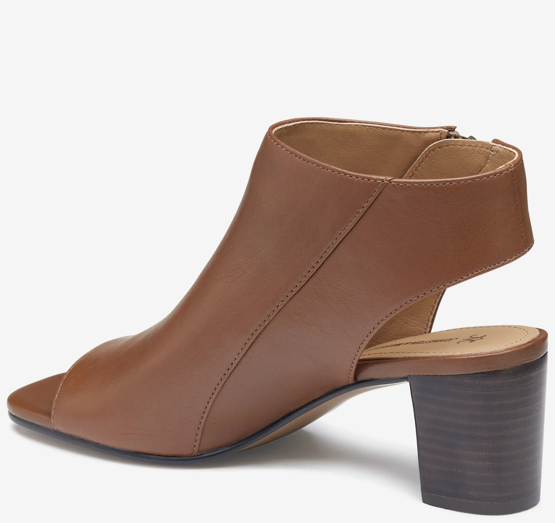 Boots & Booties^Johnston & Murphy Evelyn Side-Zip Bootie CognacGloveLeather