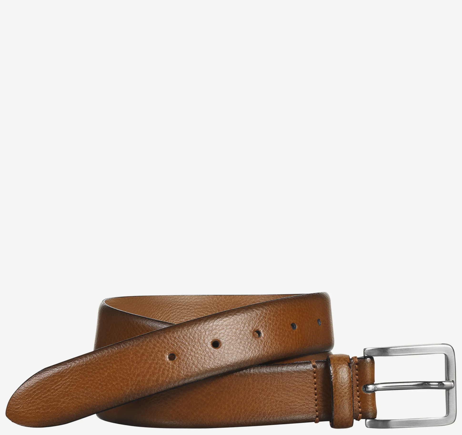 Belts^Johnston & Murphy Feather-Edge Dress Belt Tan
