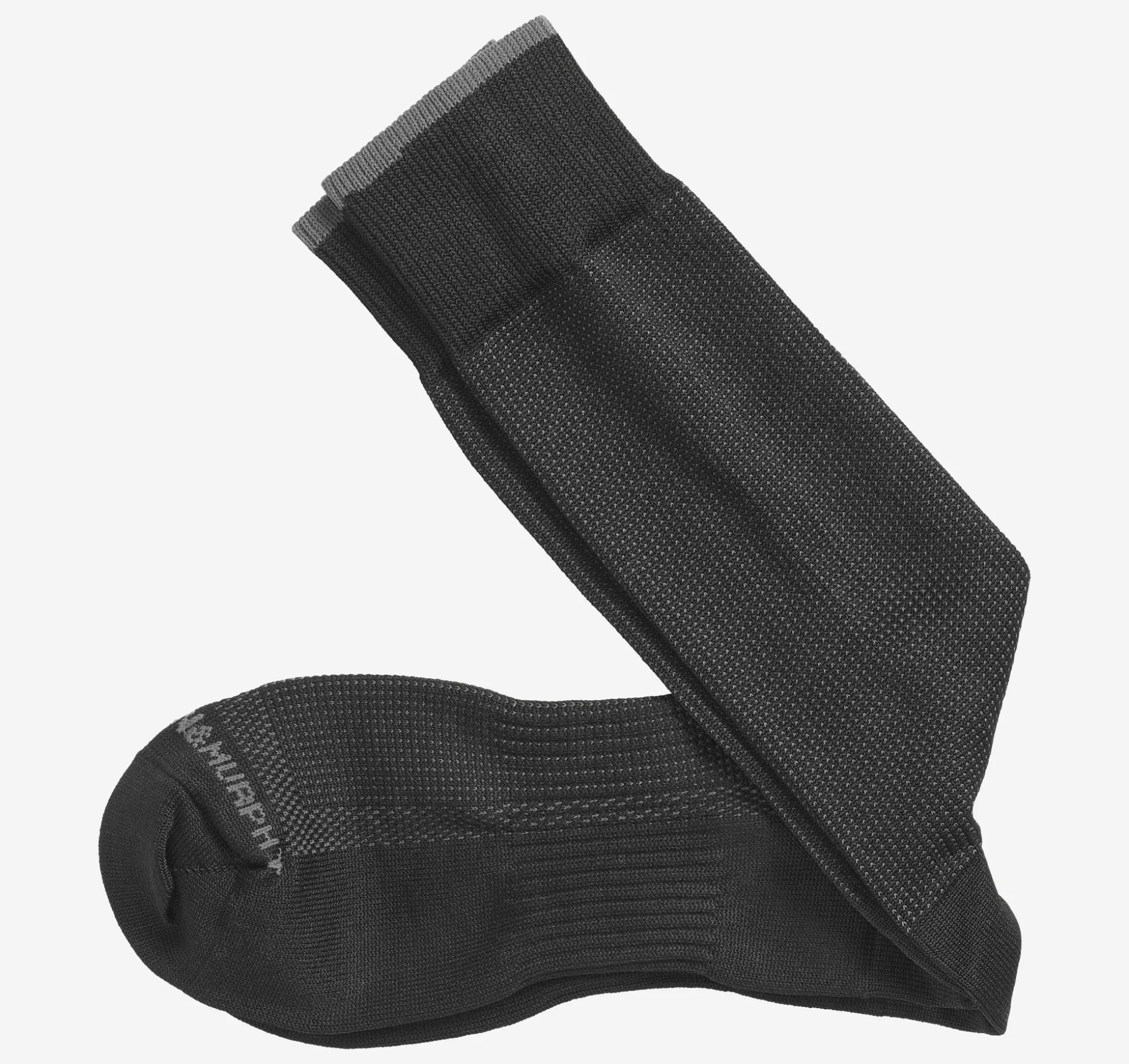 Socks^Johnston & Murphy First In Comfort Classic Pin Dot Socks Black