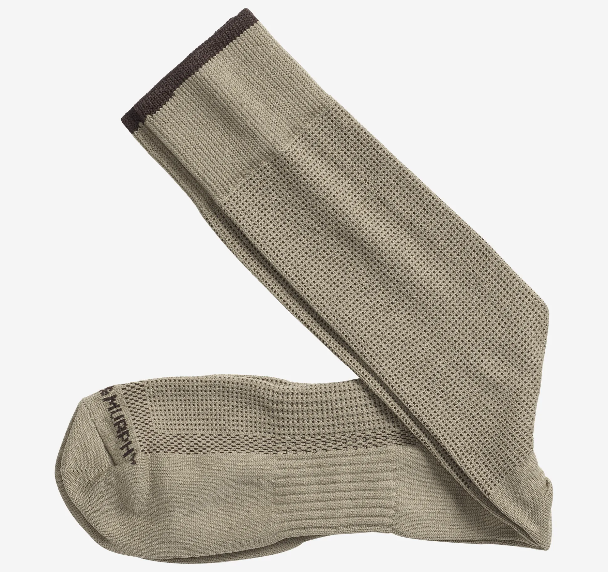 Socks^Johnston & Murphy First In Comfort Classic Pin Dot Socks Taupe