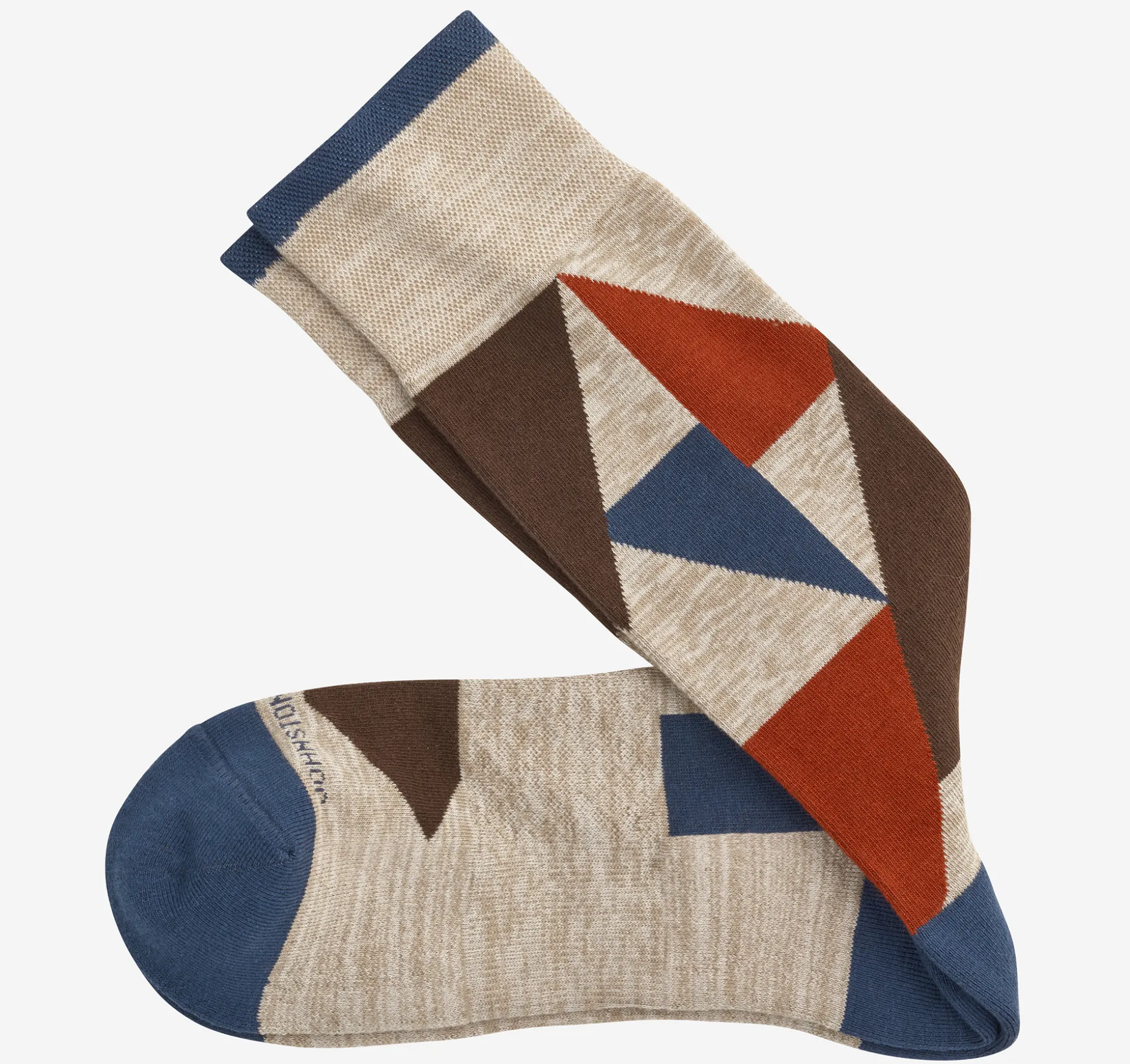 Socks^Johnston & Murphy First in Comfort Socks KhakiMulti