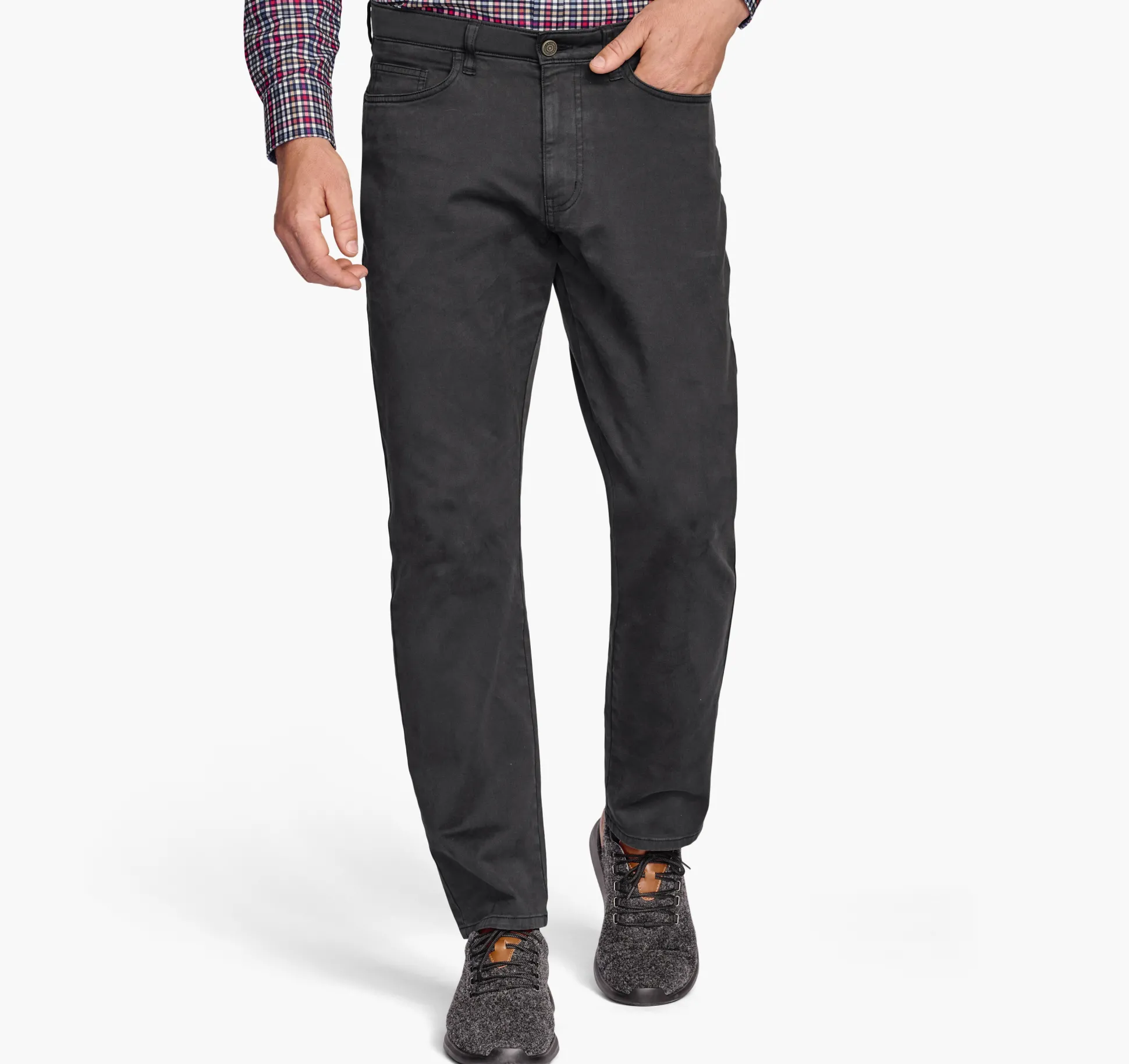 Pants & Jeans^Johnston & Murphy Five-Pocket Pants Black