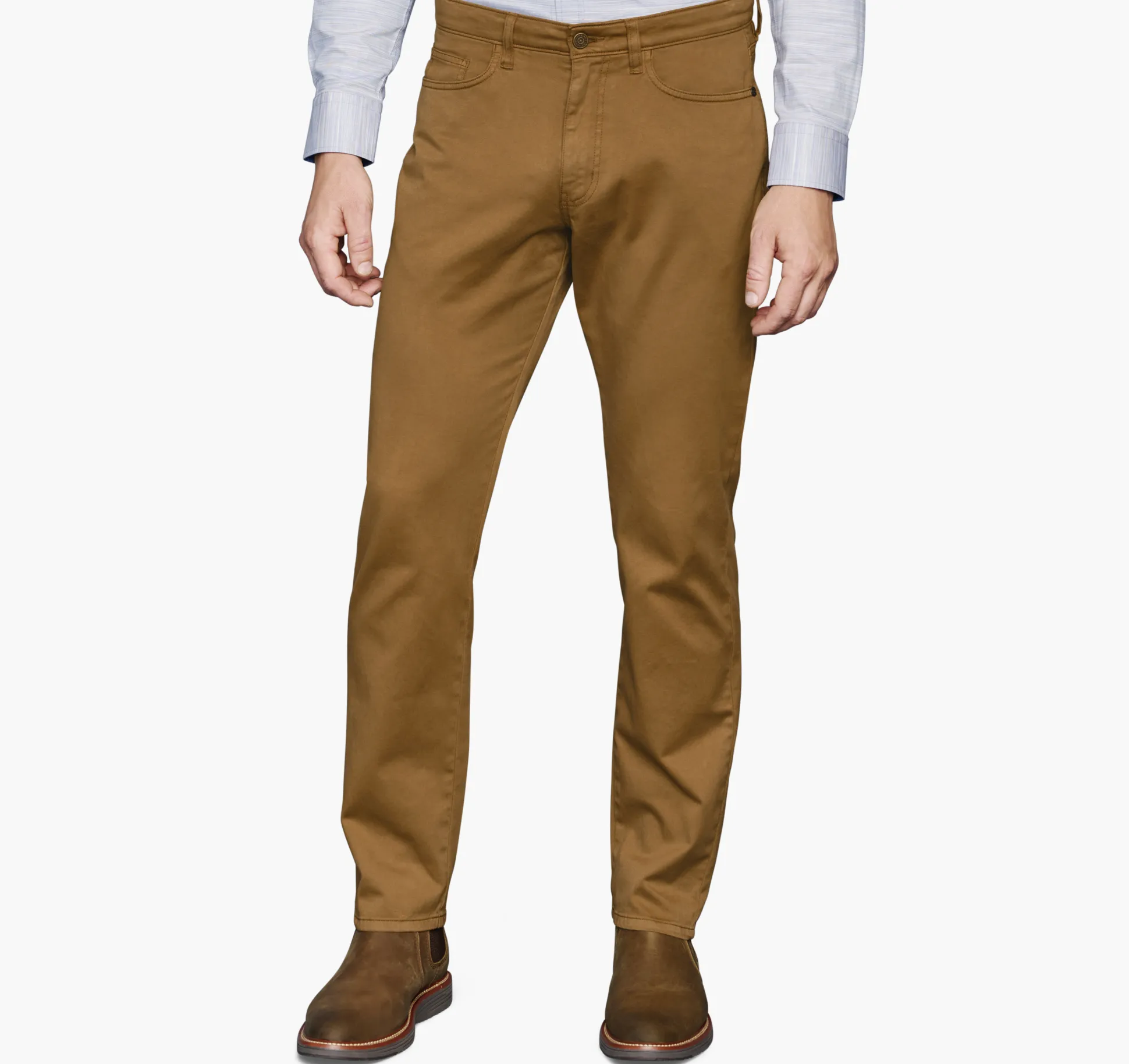 Pants & Jeans^Johnston & Murphy Five-Pocket Pants Camel