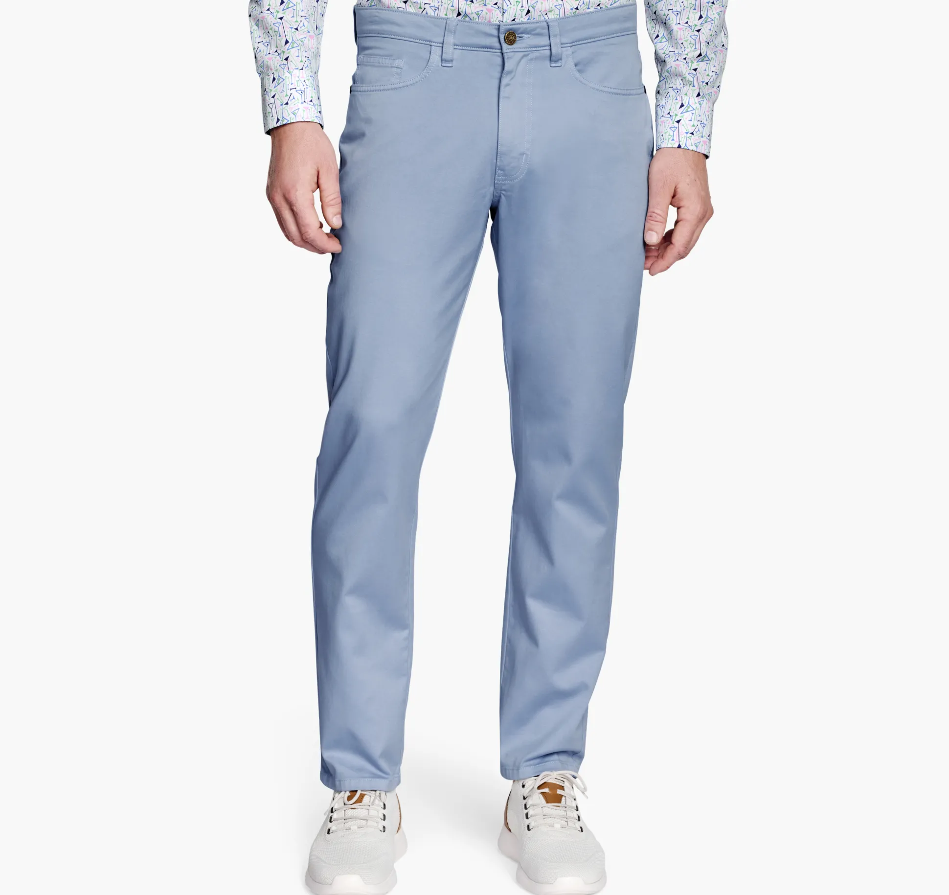 Pants & Jeans^Johnston & Murphy Five-Pocket Pants Blue
