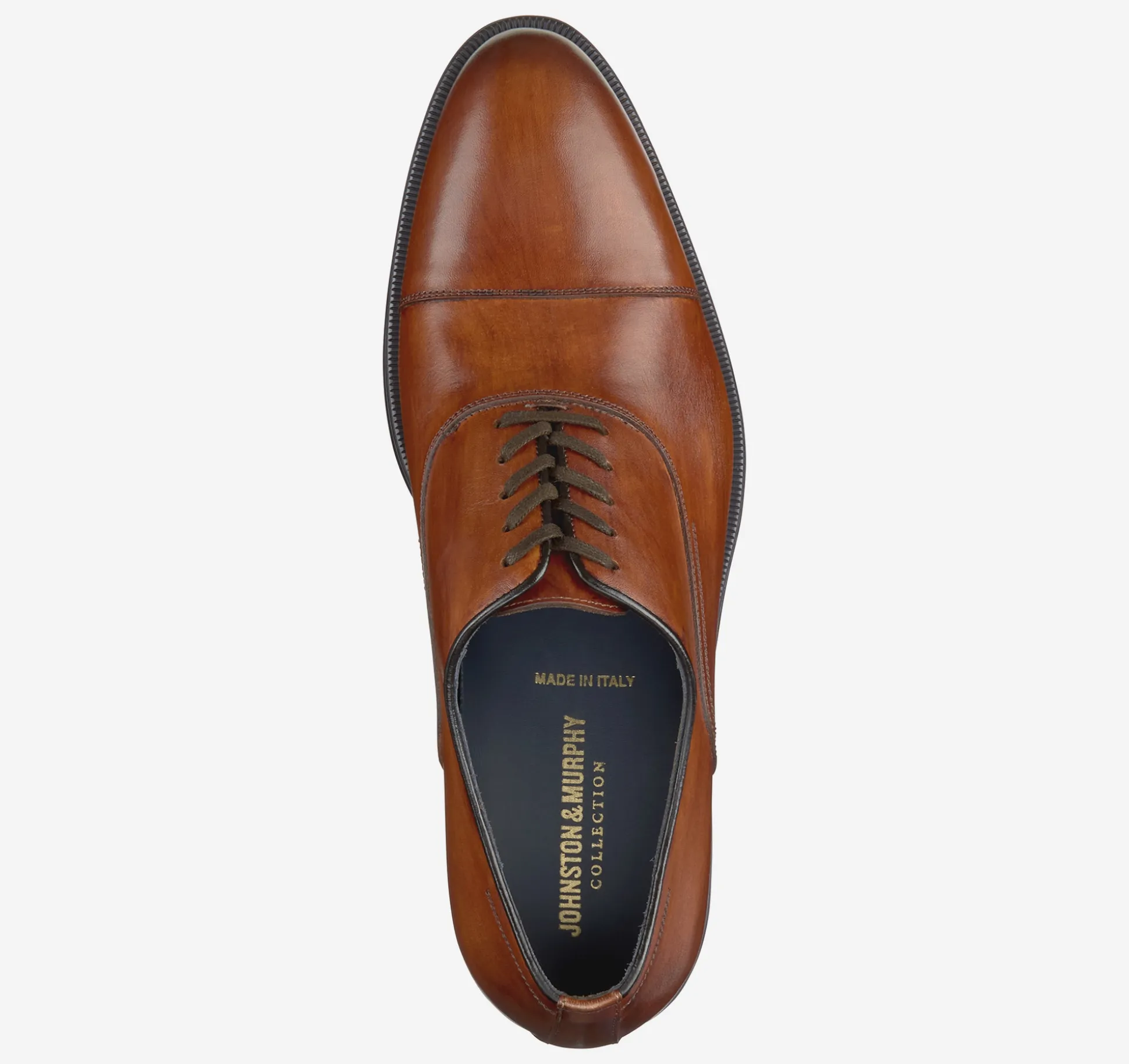 Dress Shoes | Lace-ups^Johnston & Murphy Flynch Cap Toe TanItalianCalfskin