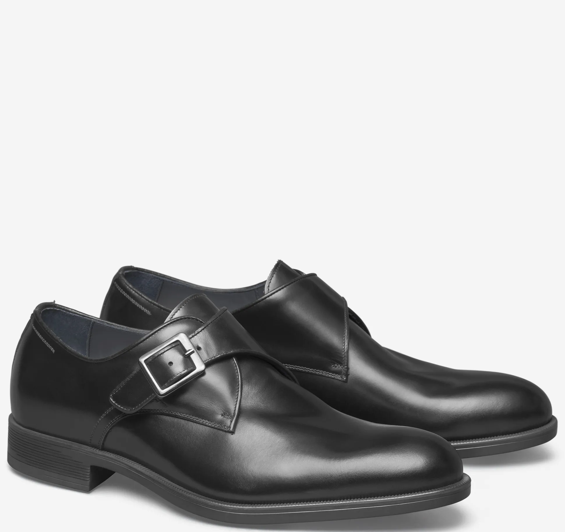 Dress Shoes | Slip-ons & Loafers^Johnston & Murphy Flynch Monk Strap BlackItalianCalfskin
