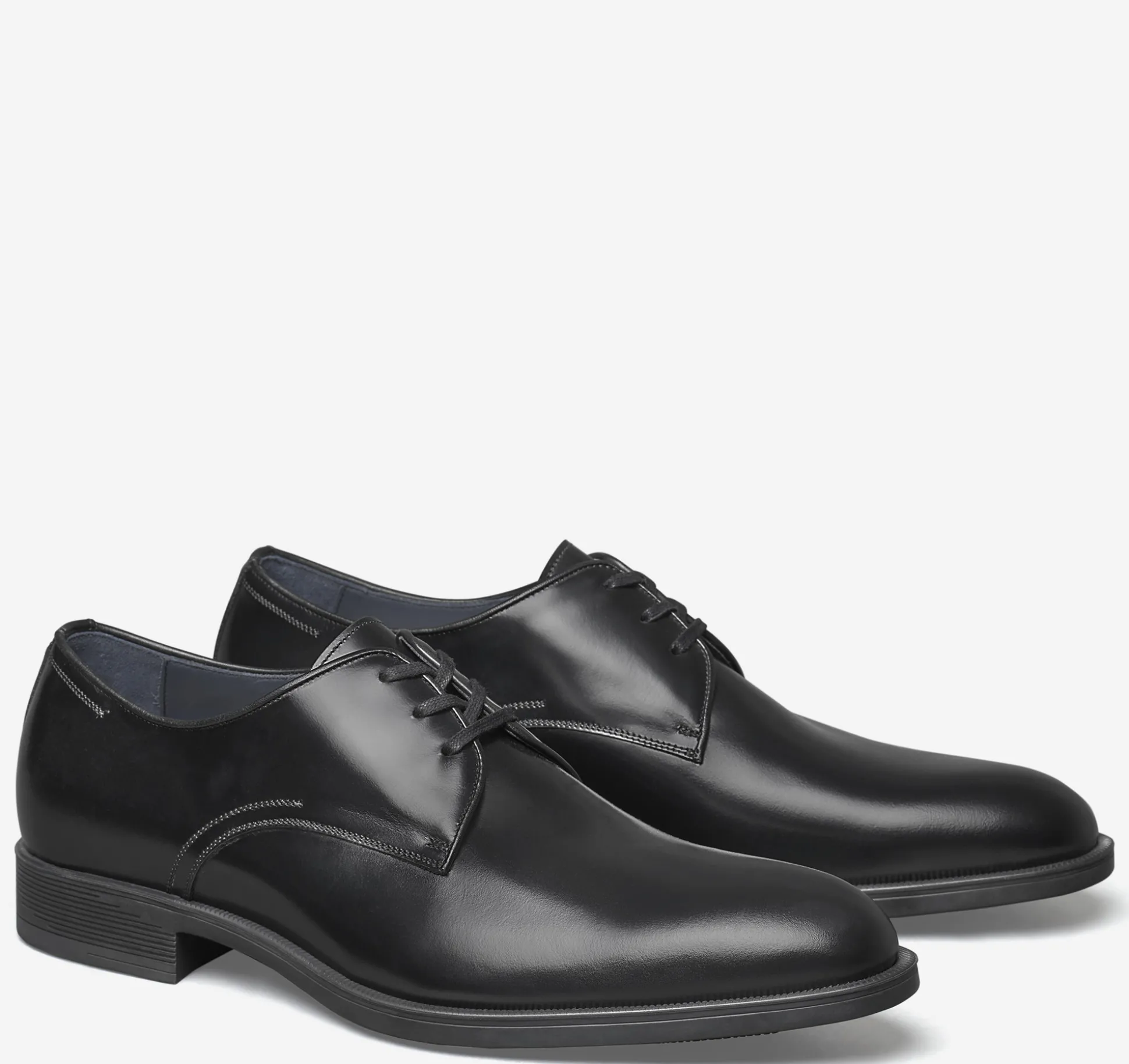 Dress Shoes | Lace-ups^Johnston & Murphy Flynch Plain Toe BlackItalianCalfskin