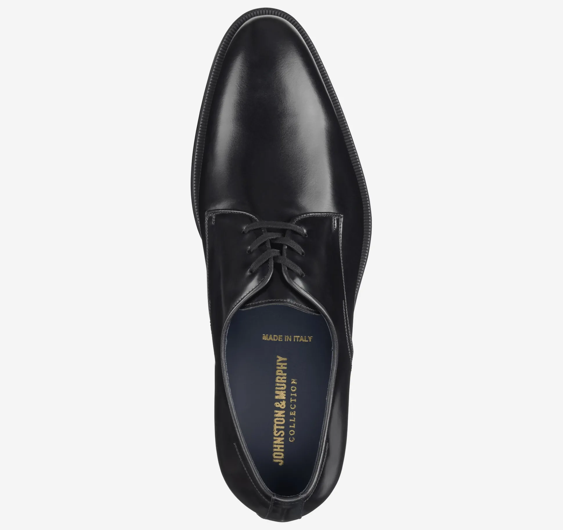 Dress Shoes | Lace-ups^Johnston & Murphy Flynch Plain Toe BlackItalianCalfskin