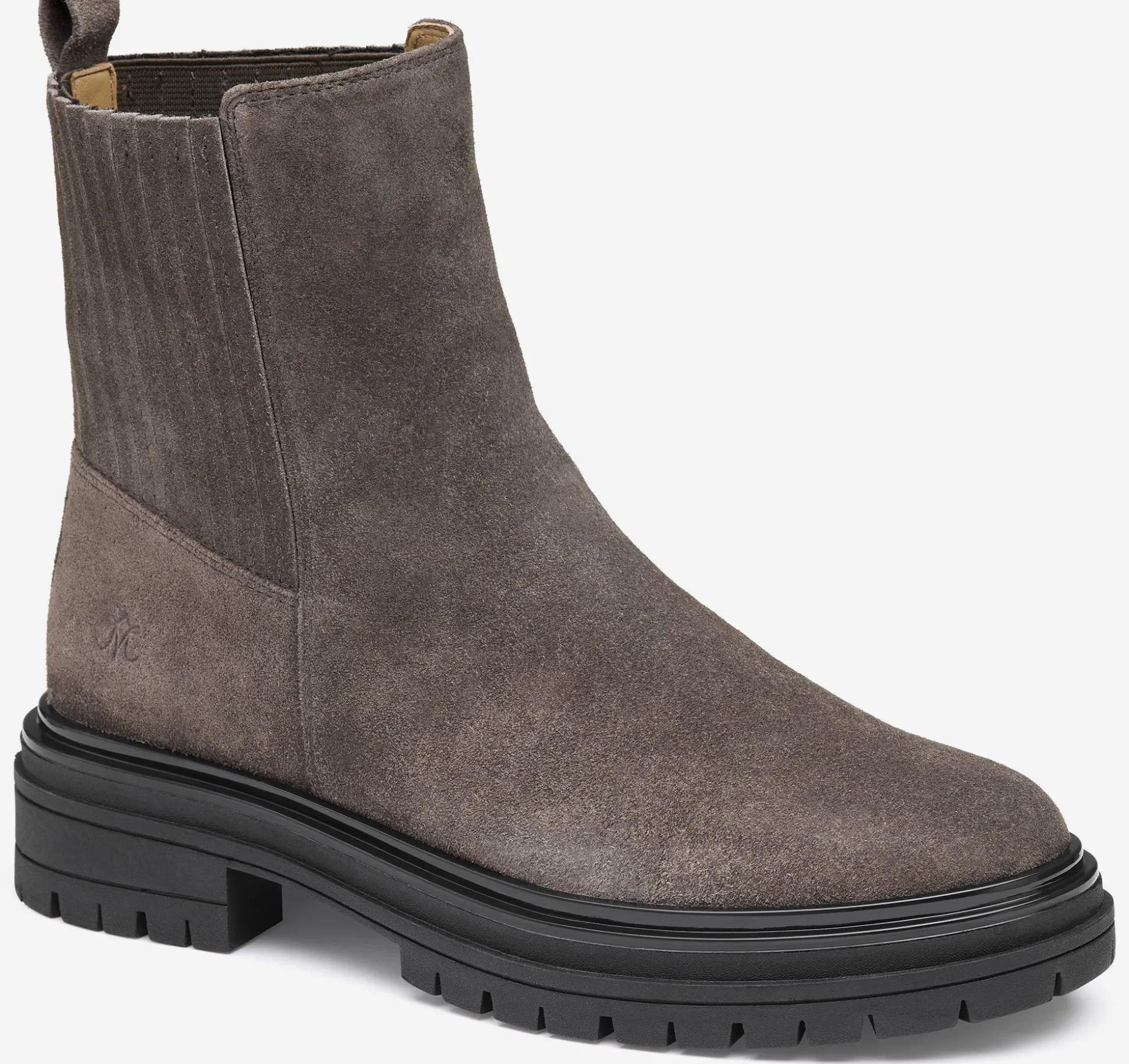 Boots & Booties^Johnston & Murphy Gianna Gore Boot DarkGraySuede