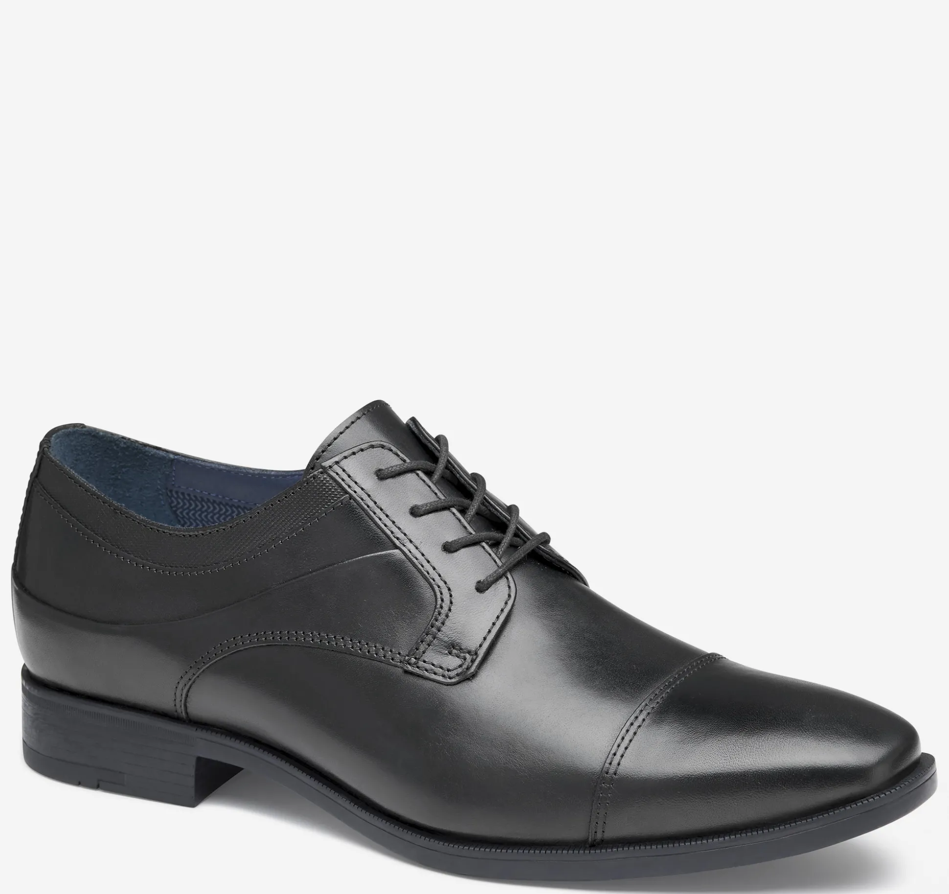 Dress Shoes | Lace-ups^Johnston & Murphy Gibbons Cap Toe BlackFullGrain