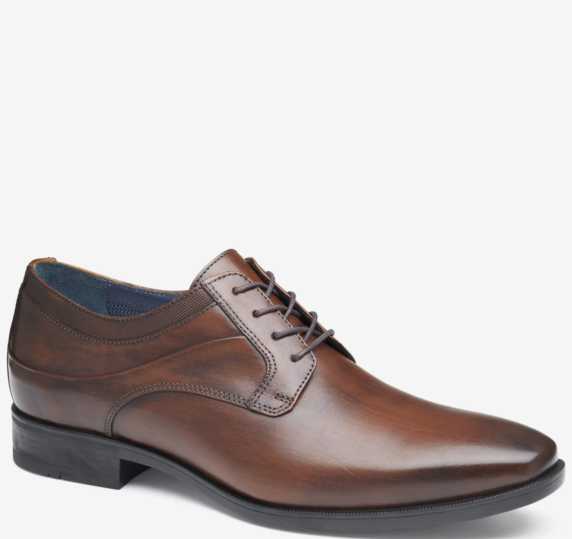 Dress Shoes | Lace-ups^Johnston & Murphy Gibbons Plain Toe MahoganyFullGrain