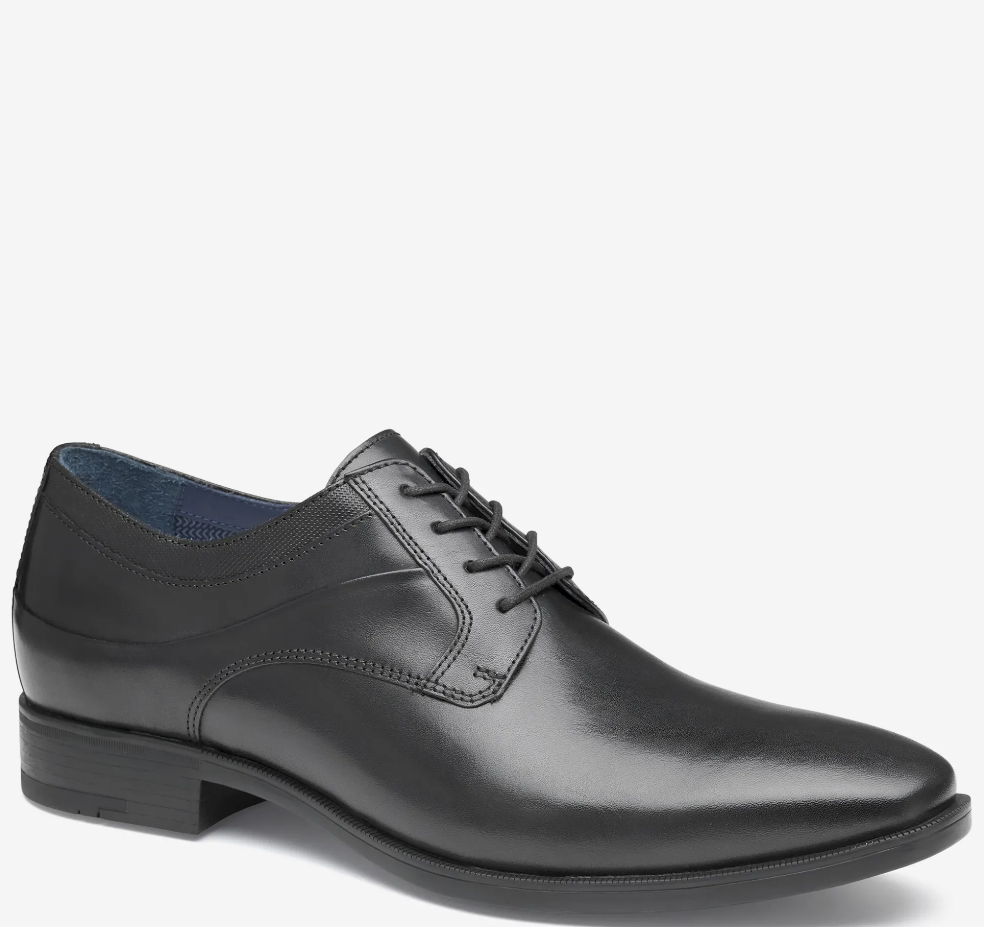 Dress Shoes | Lace-ups^Johnston & Murphy Gibbons Plain Toe BlackFullGrain