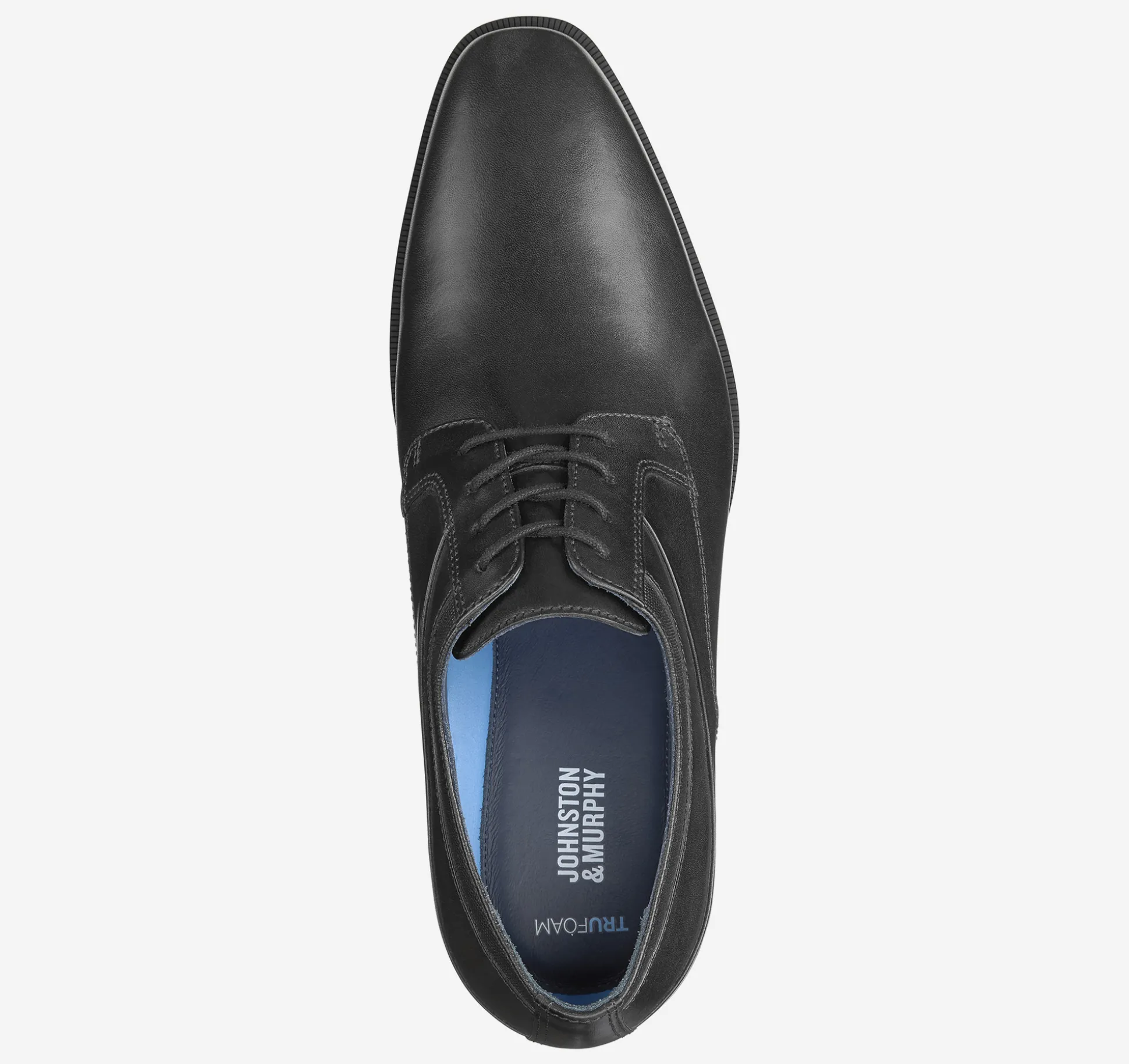 Dress Shoes | Lace-ups^Johnston & Murphy Gibbons Plain Toe BlackFullGrain