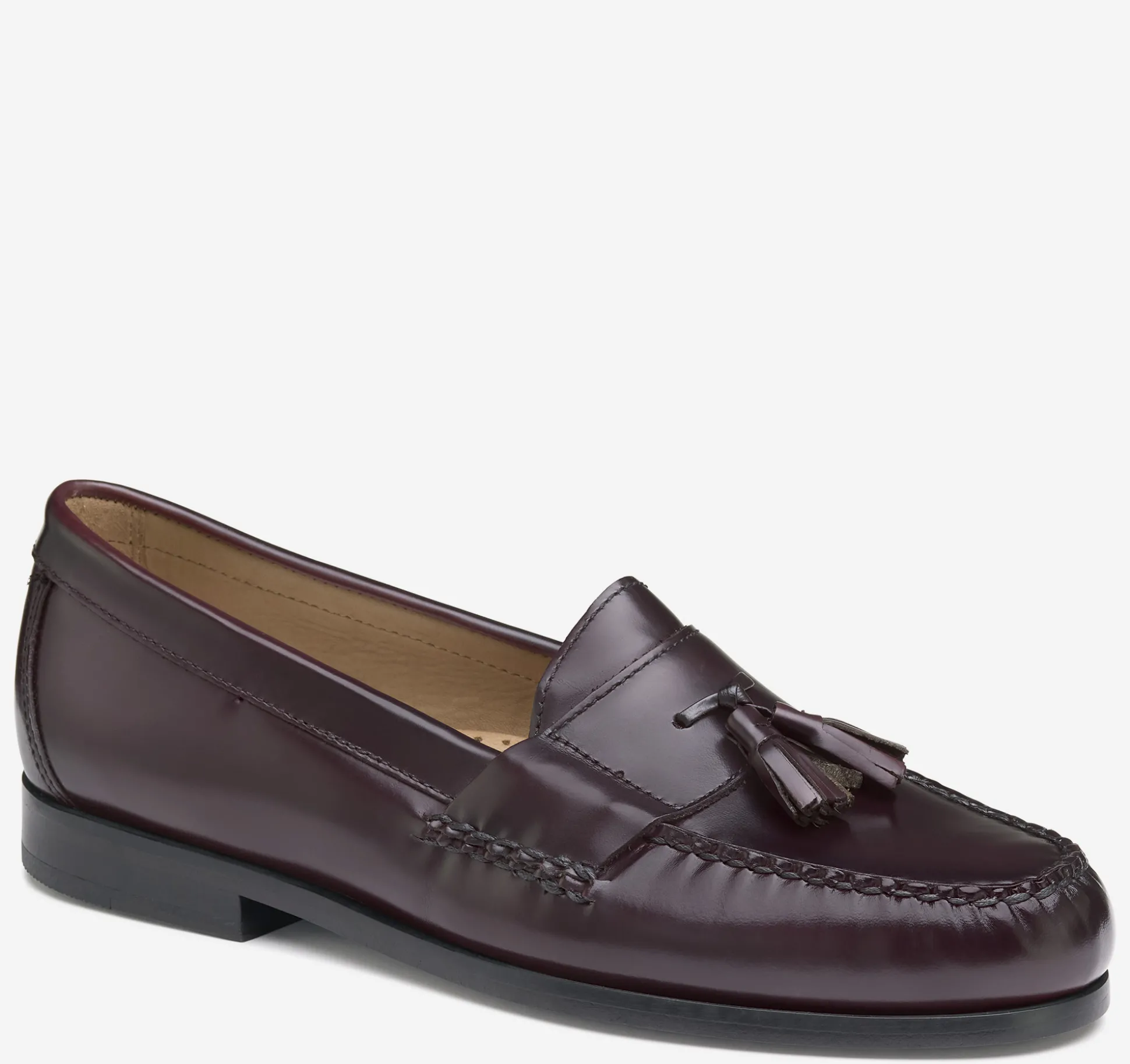Slip-ons & Loafers^Johnston & Murphy Hayes Tassel Loafer BurgundyFullGrain