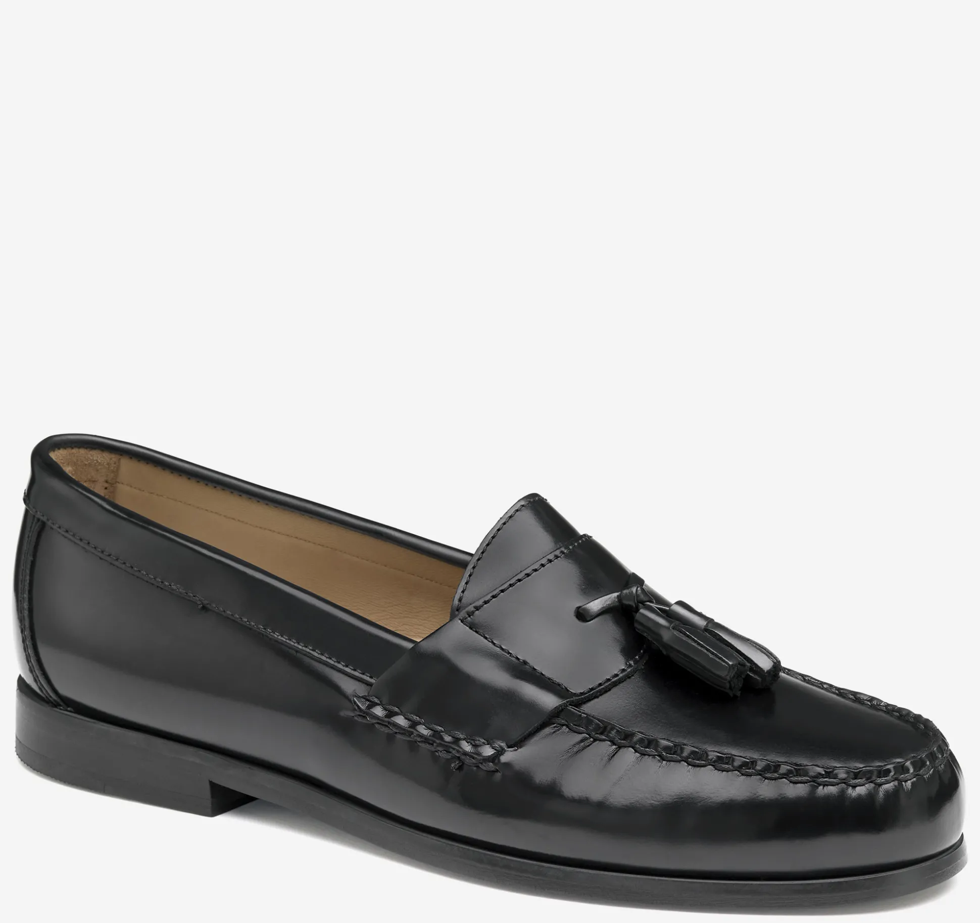 Slip-ons & Loafers^Johnston & Murphy Hayes Tassel Loafer BlackFullGrain