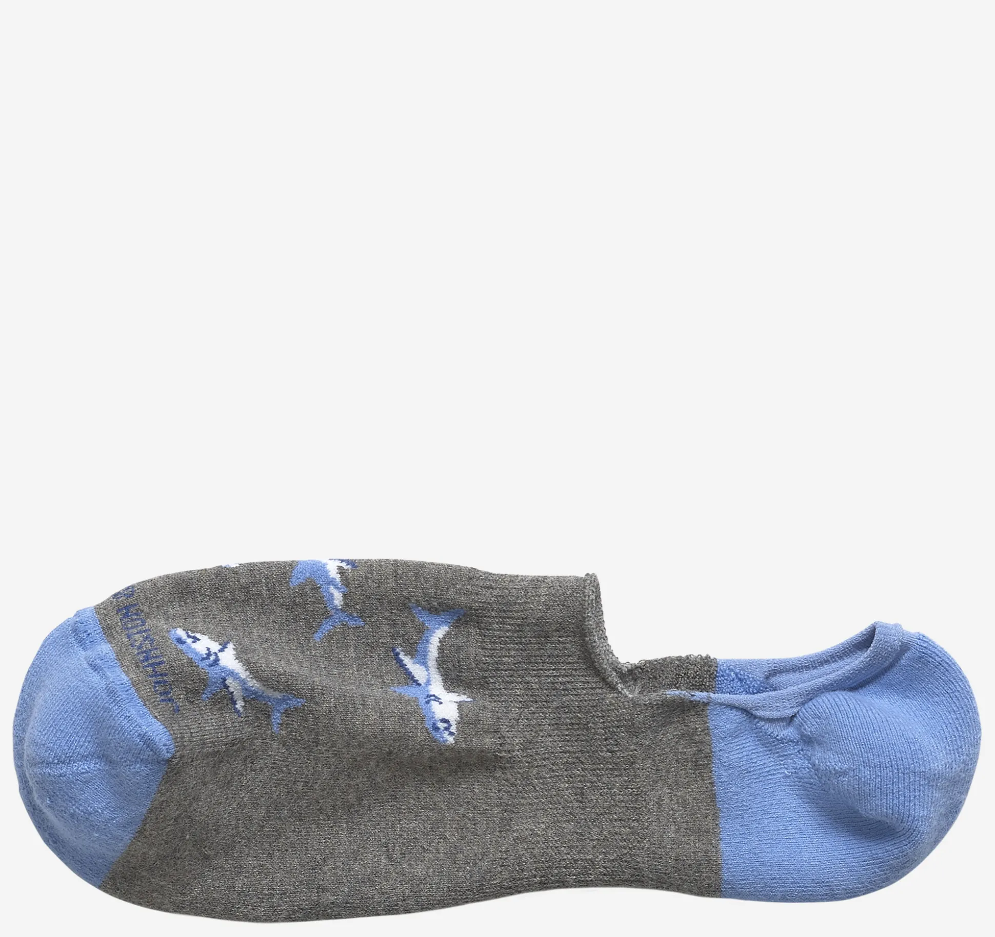 Socks^Johnston & Murphy High-Cut Liner Socks GrayShark