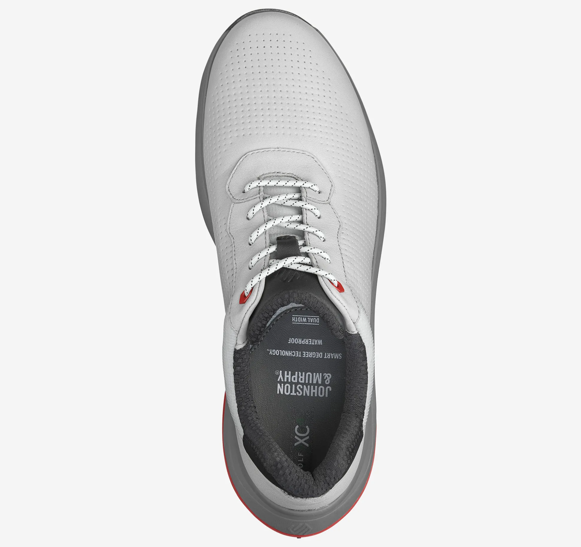 Lace-ups^Johnston & Murphy HT1-Luxe U-Throat LightGrayWaterproofFullGrain
