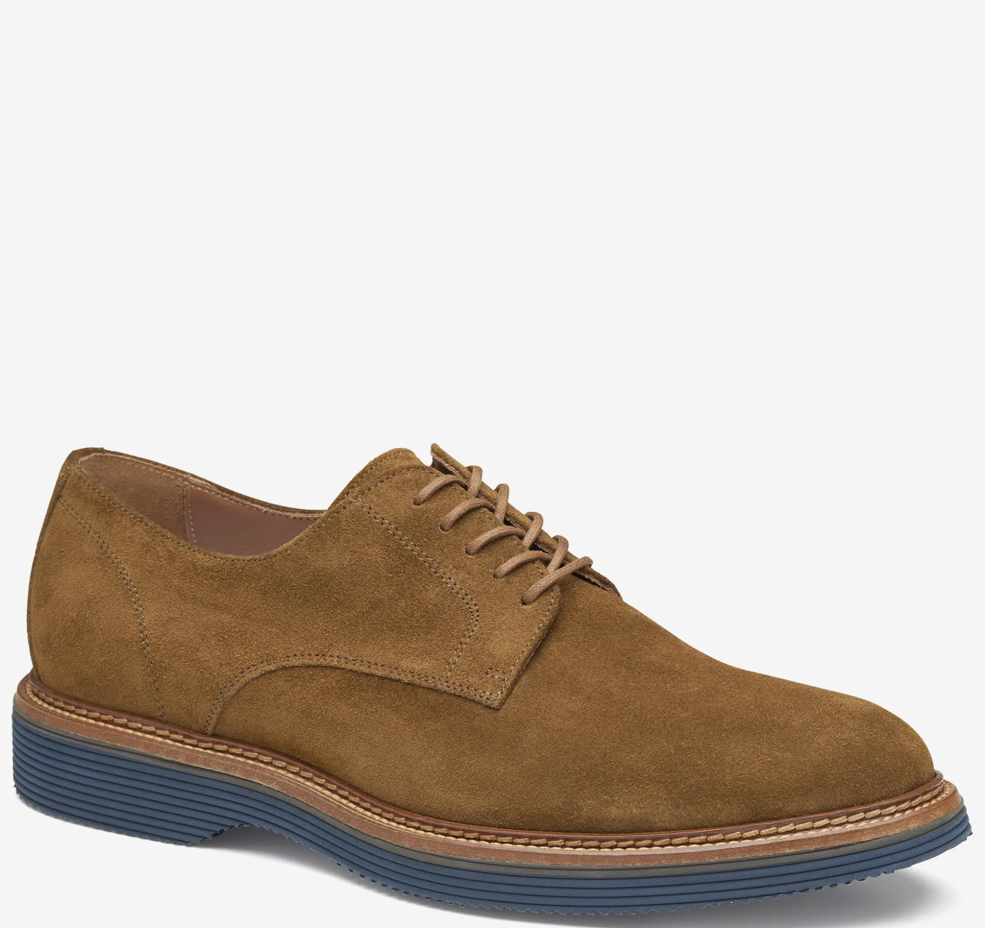 Lace-ups^Johnston & Murphy Jenson Plain Toe SnuffSuede