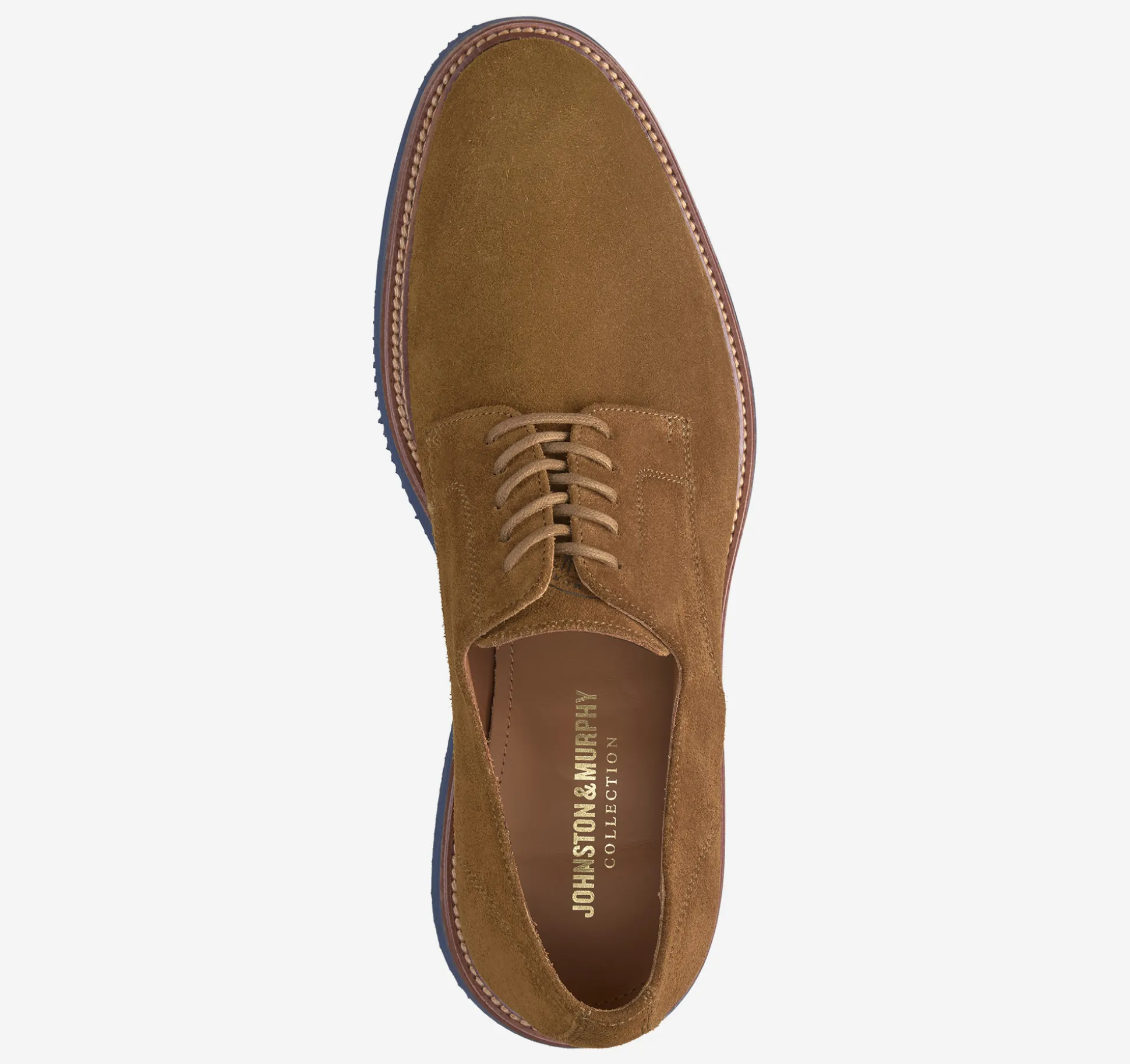 Lace-ups^Johnston & Murphy Jenson Plain Toe SnuffSuede